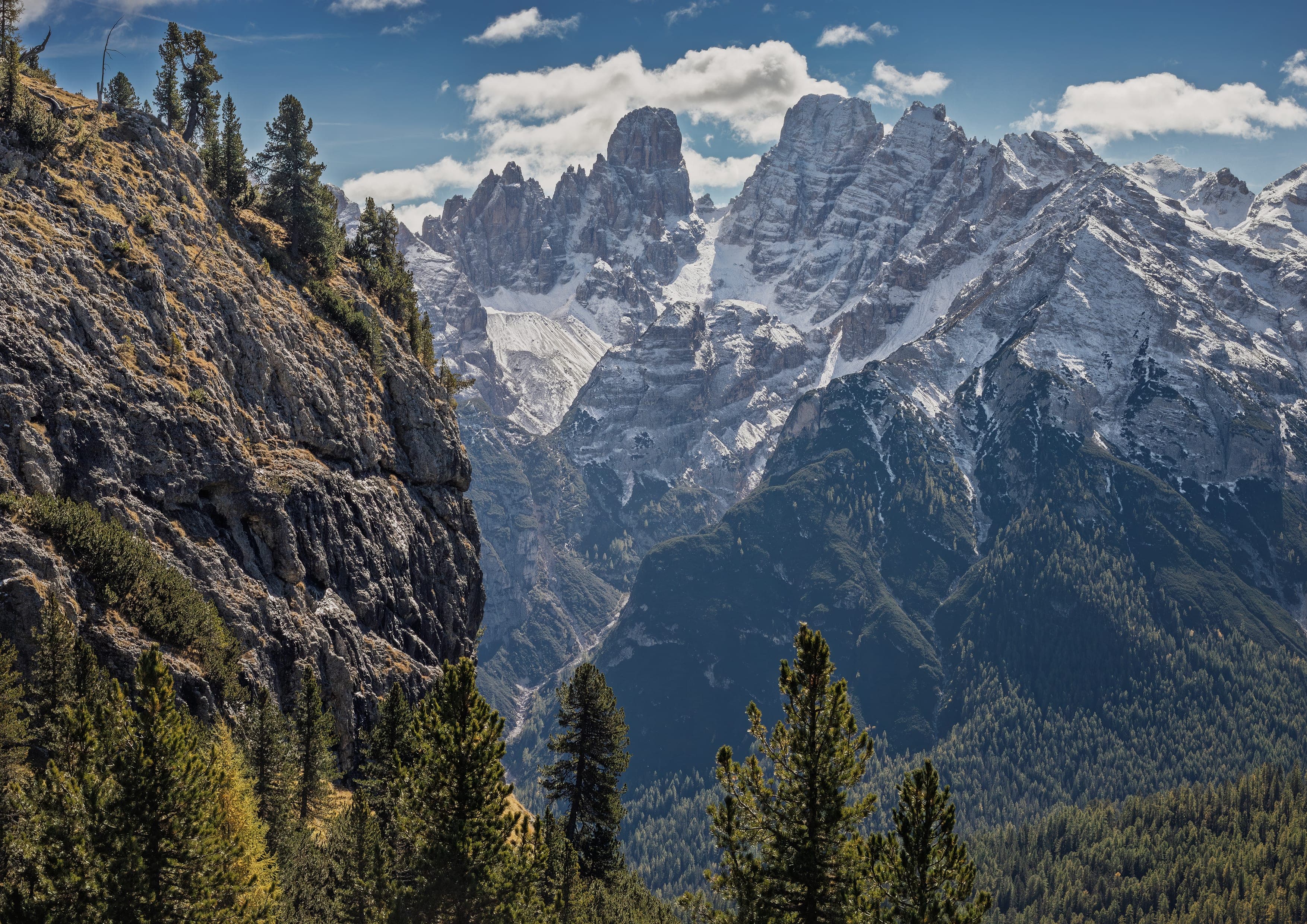 Alta Via delle Dolomiti 3 landscape certificate route preview in Italy