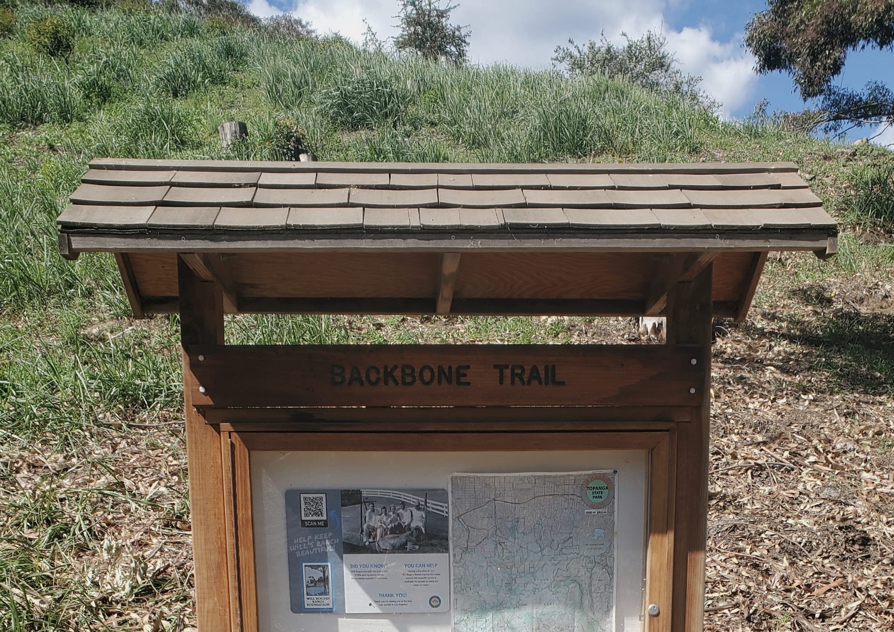 Backbone Trail landscape certificate route preview in United States