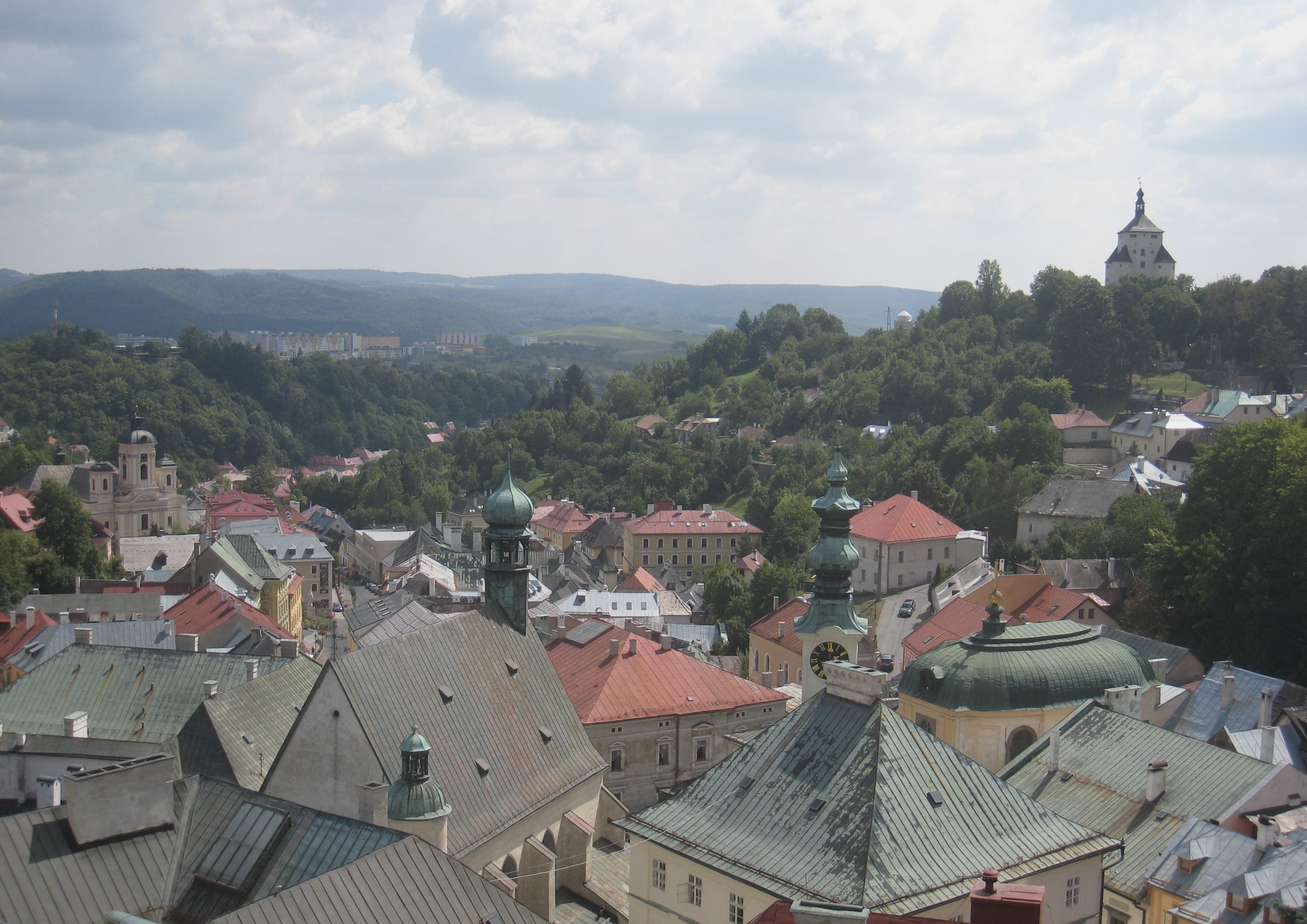 Barborská cesta landscape certificate route preview in Slovakia