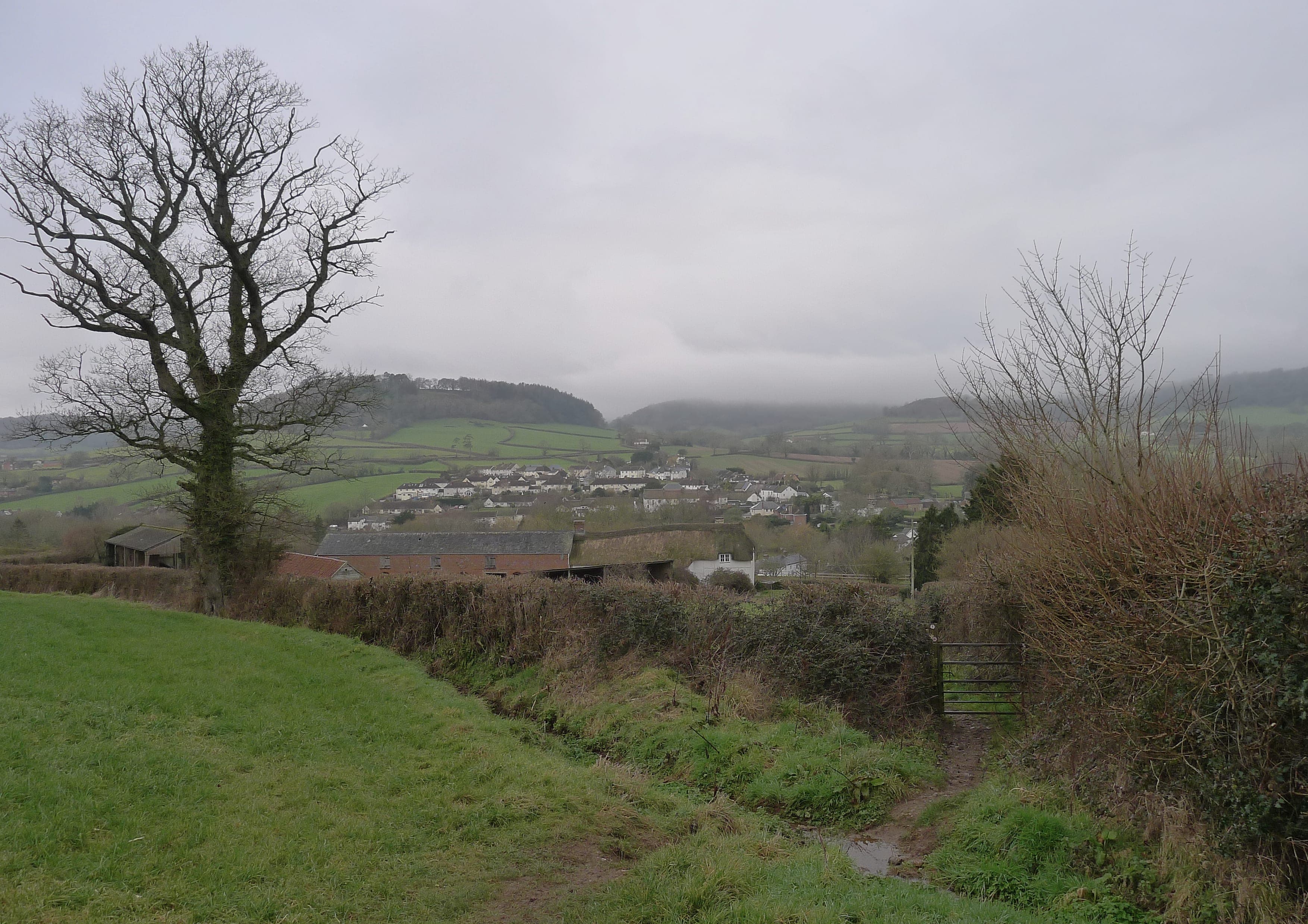 East Devon Way landscape certificate route preview in United Kingdom