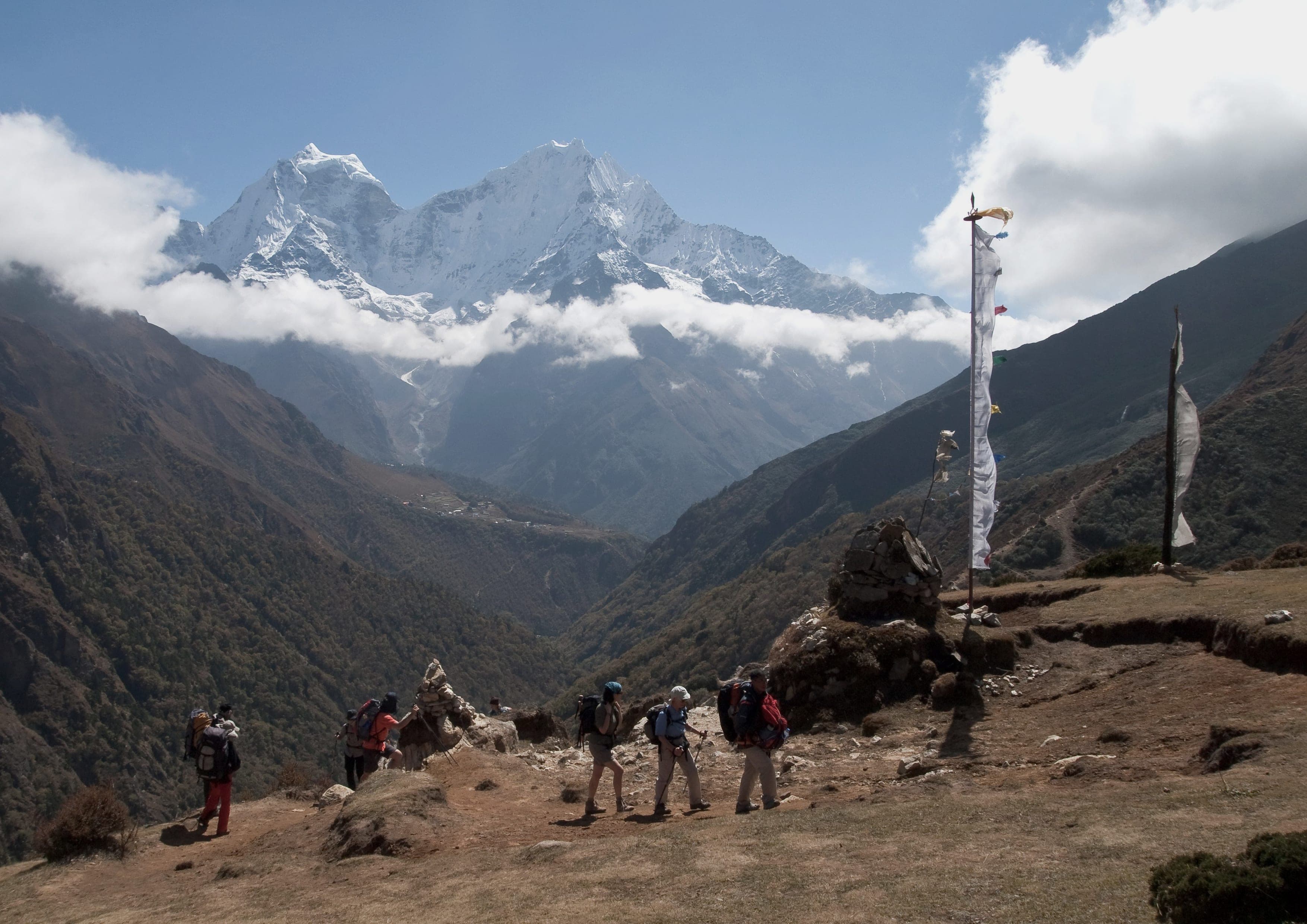 Everest Base Camp Trek landscape certificate route preview in Nepal