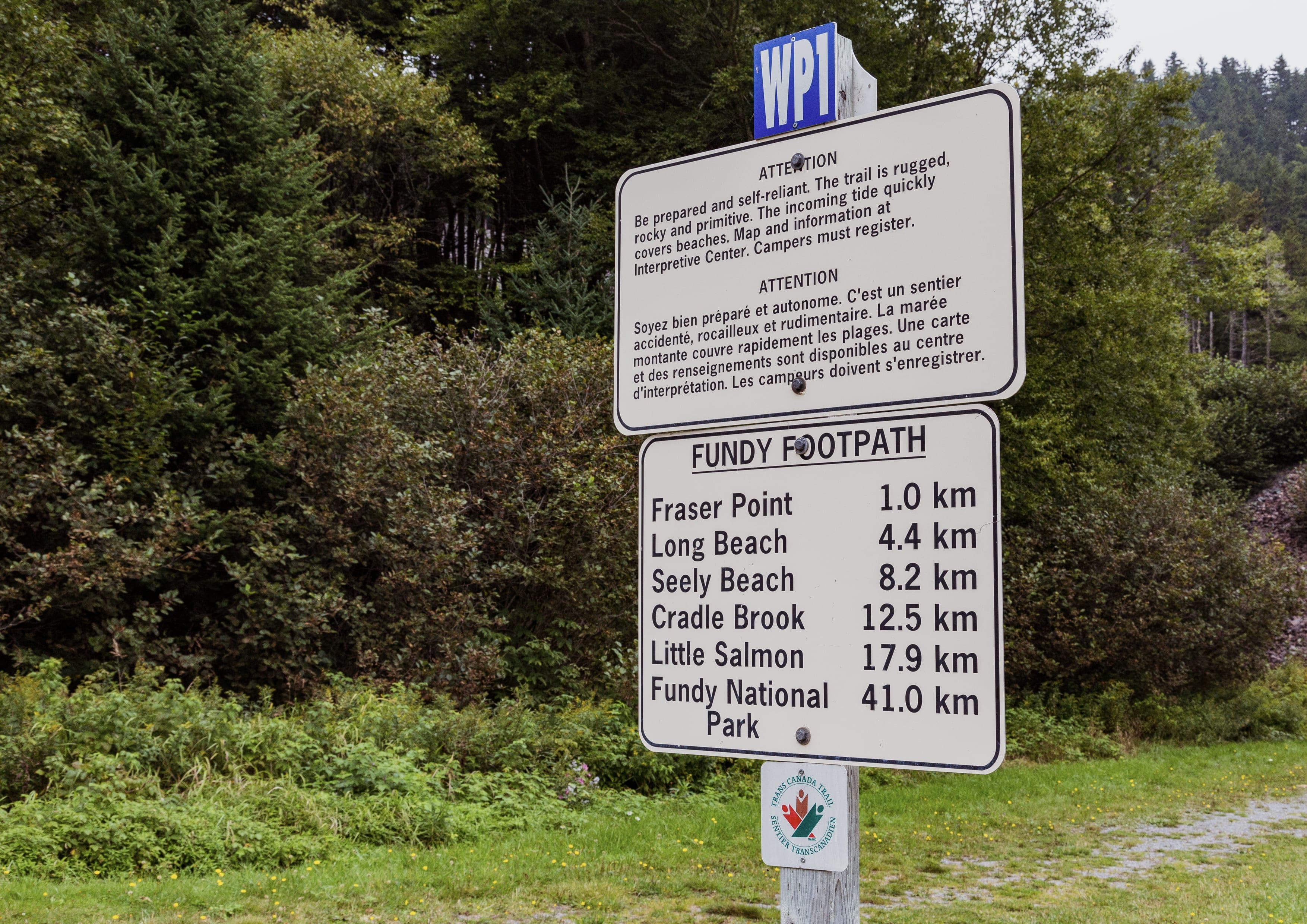 Fundy Circuit landscape certificate route preview in Canada