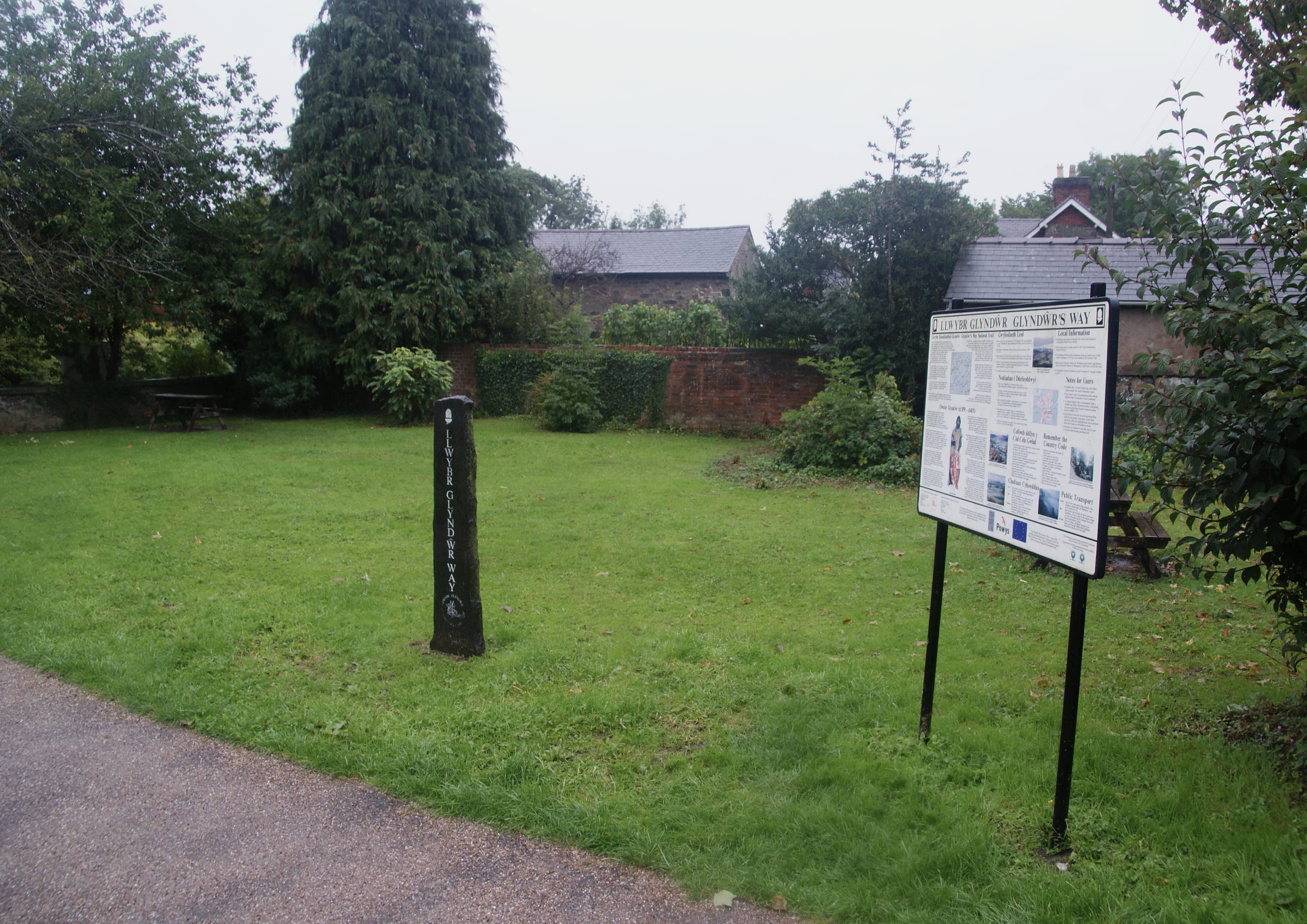 Glyndŵr's Way landscape certificate route preview in United Kingdom