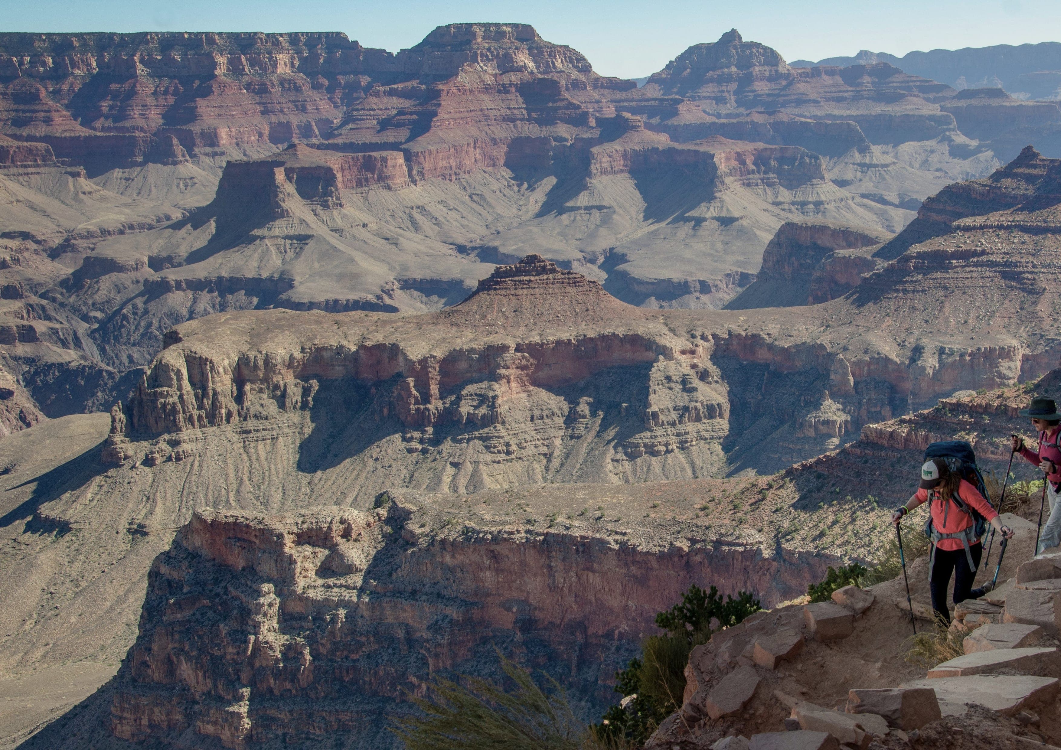 Grand Canyon Rim-to-Rim landscape certificate route preview in United States