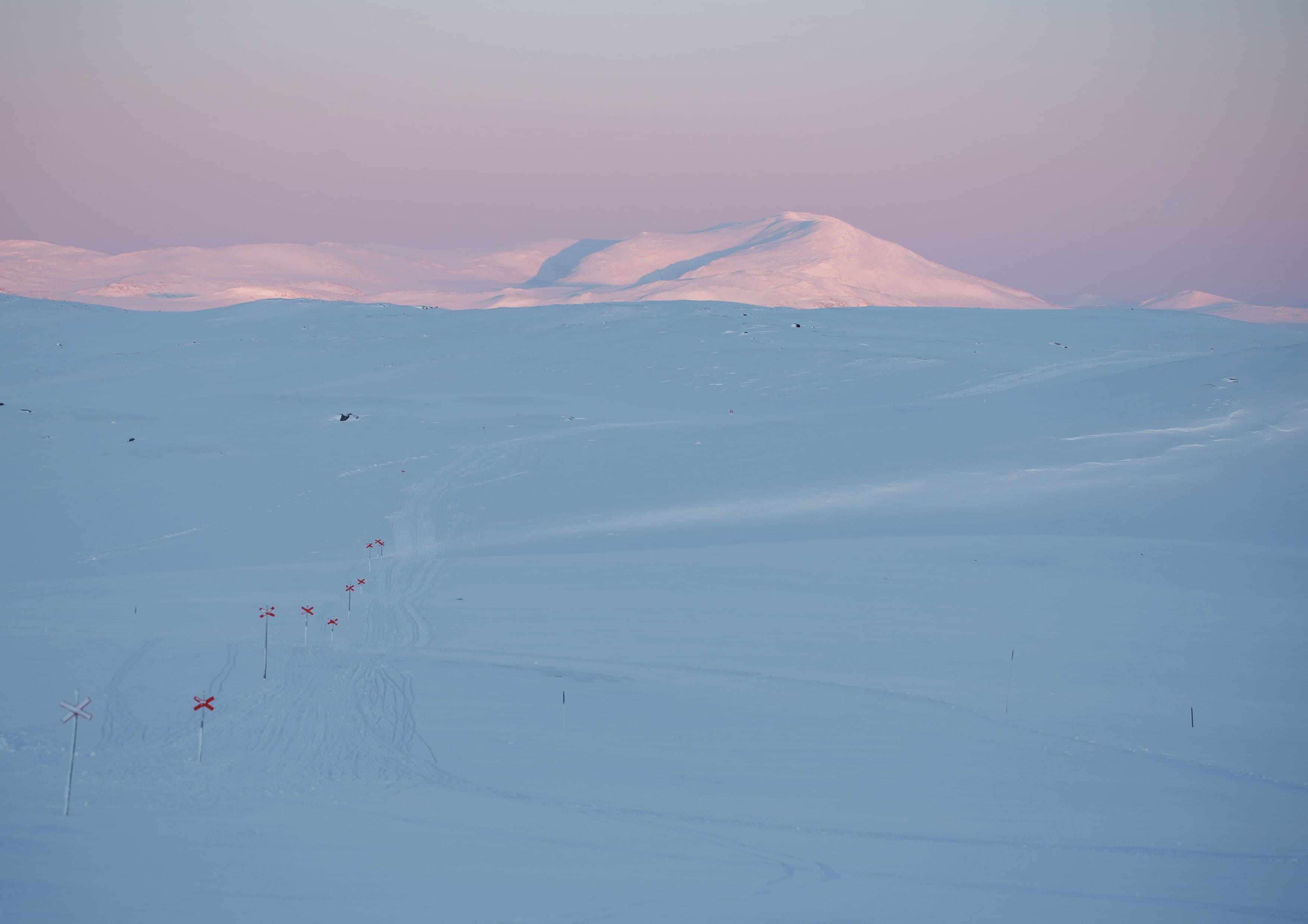 Jämtland Triangle landscape certificate route preview in Sweden