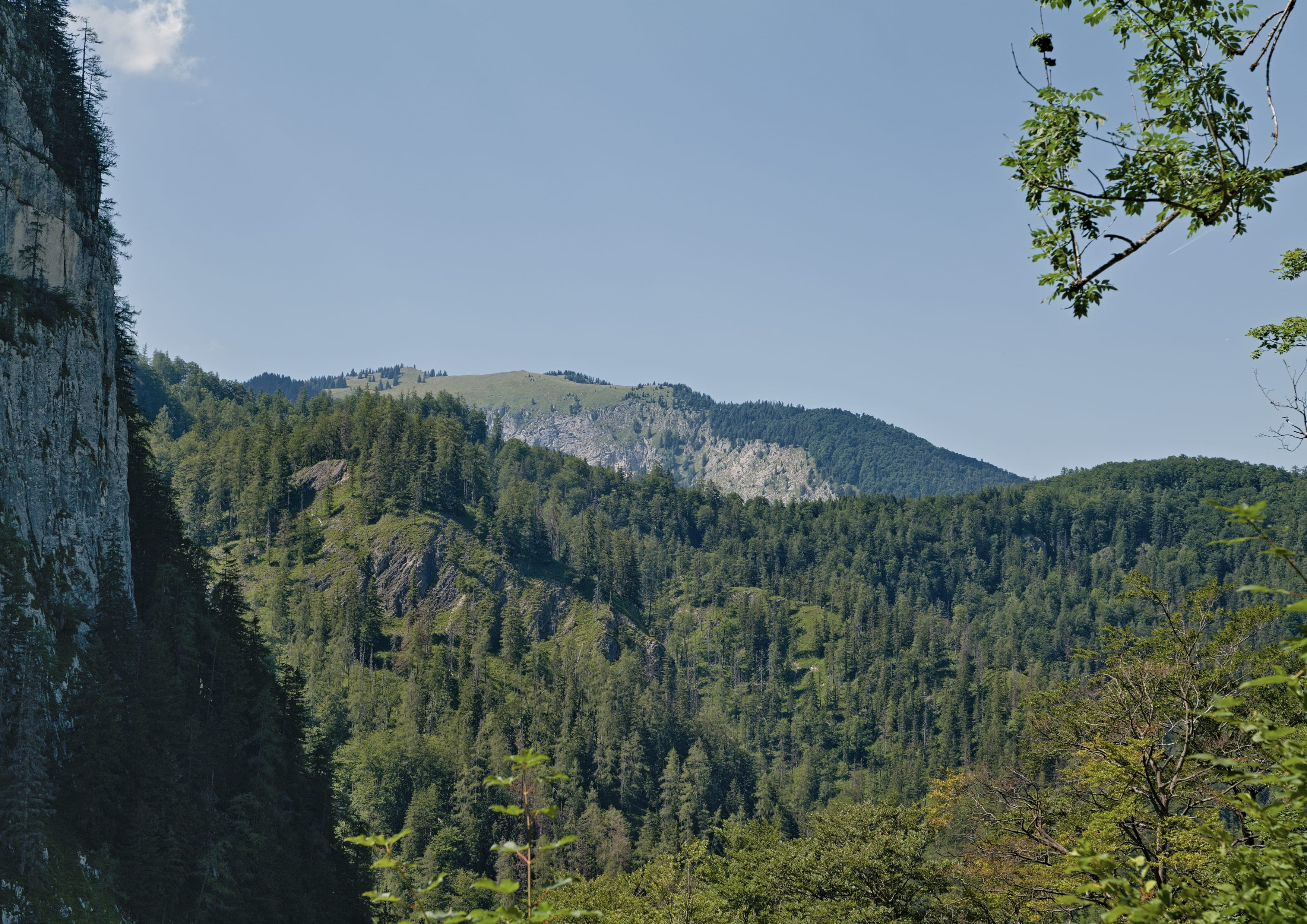 Kalkalpenweg landscape certificate route preview in Austria