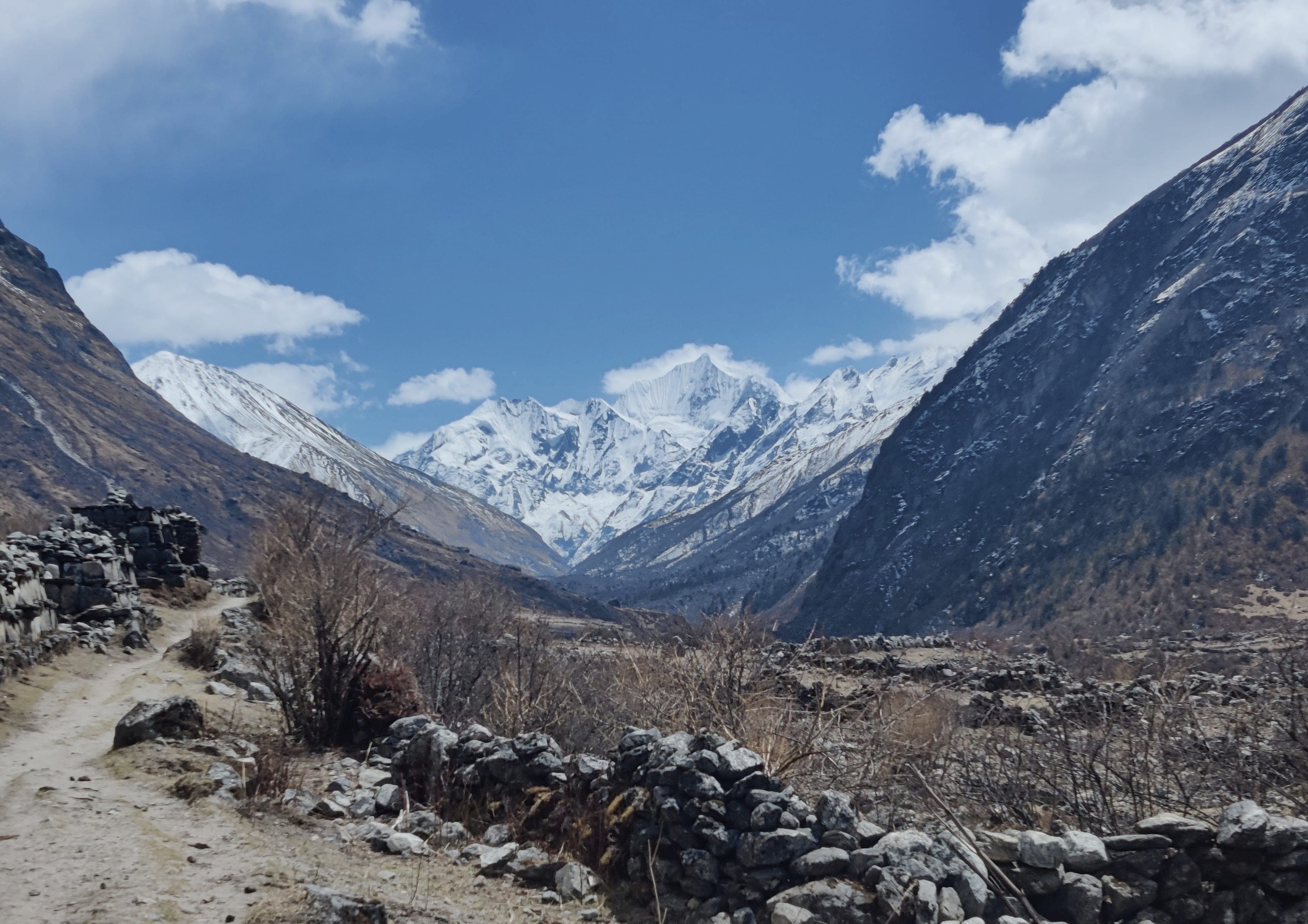 Langtang Valley Trek landscape certificate route preview in Nepal