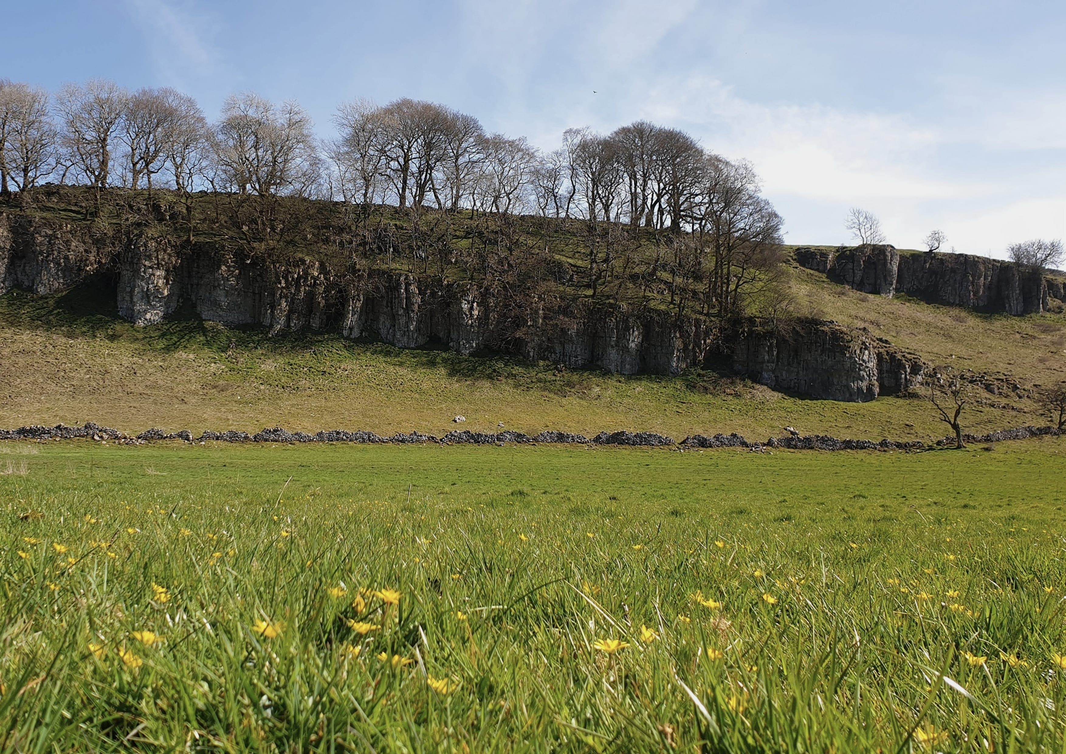Limestone Way landscape certificate route preview in United Kingdom