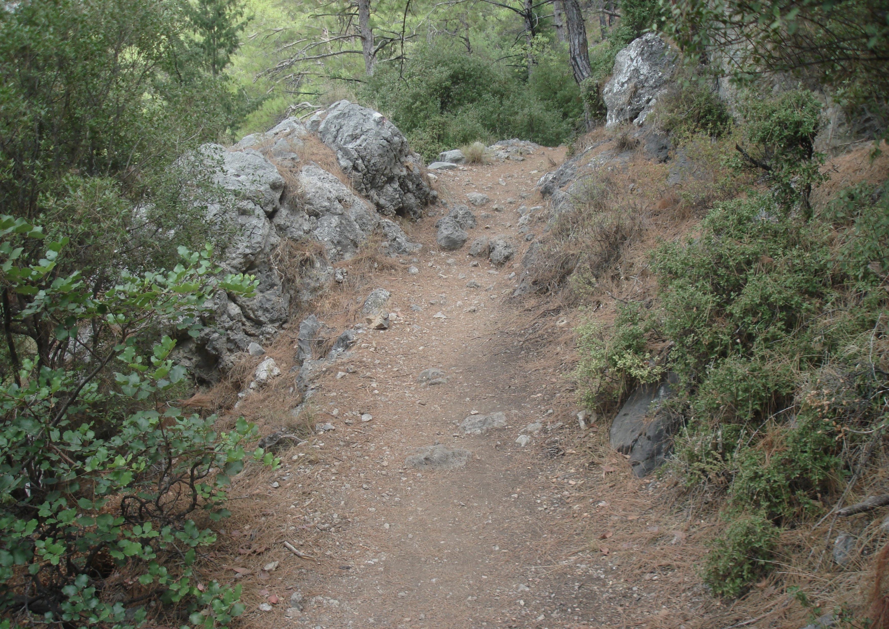 Mediterranean landscape along the Lycian Way