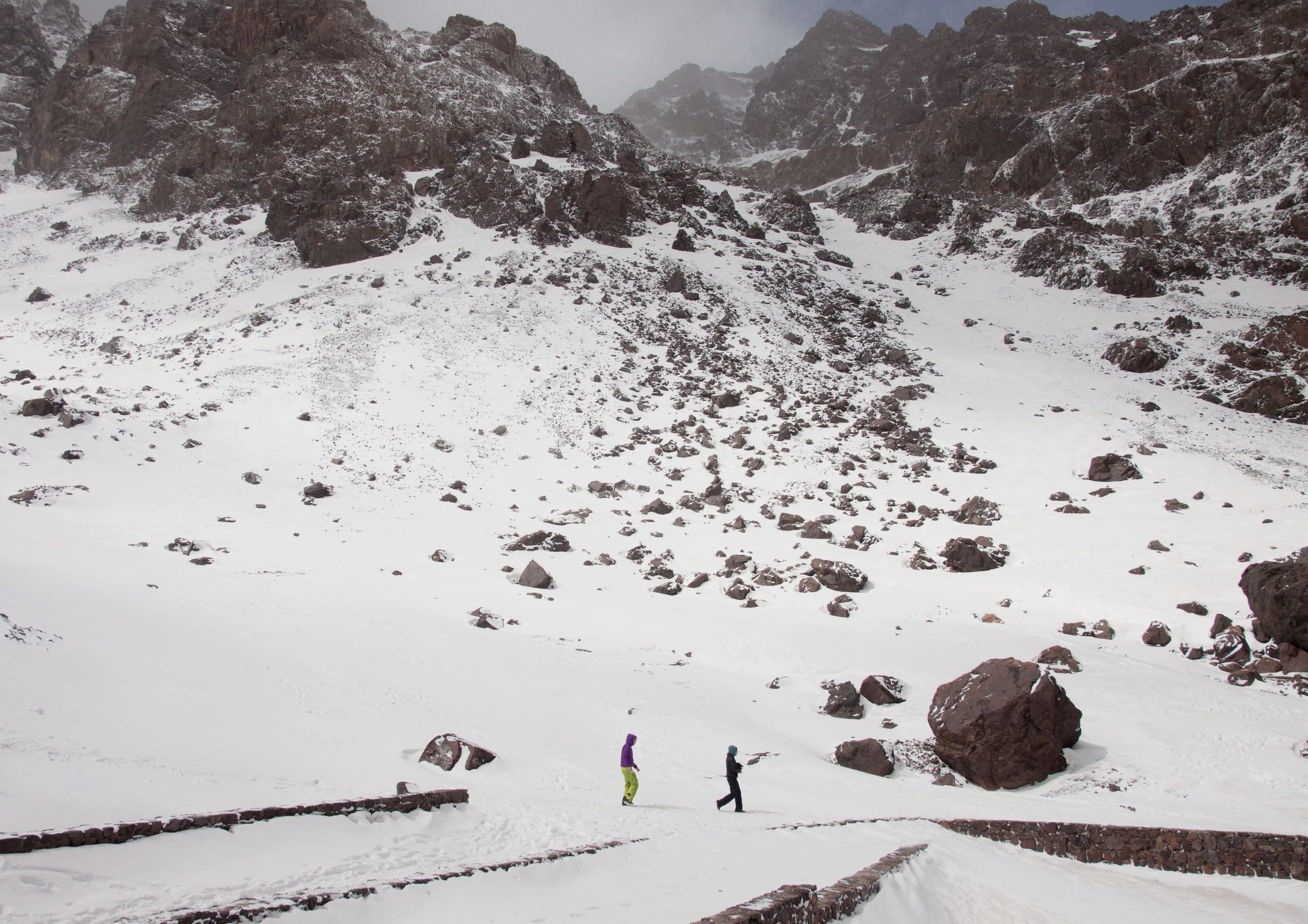 Mount Toubkal Trek landscape certificate route preview in Morocco