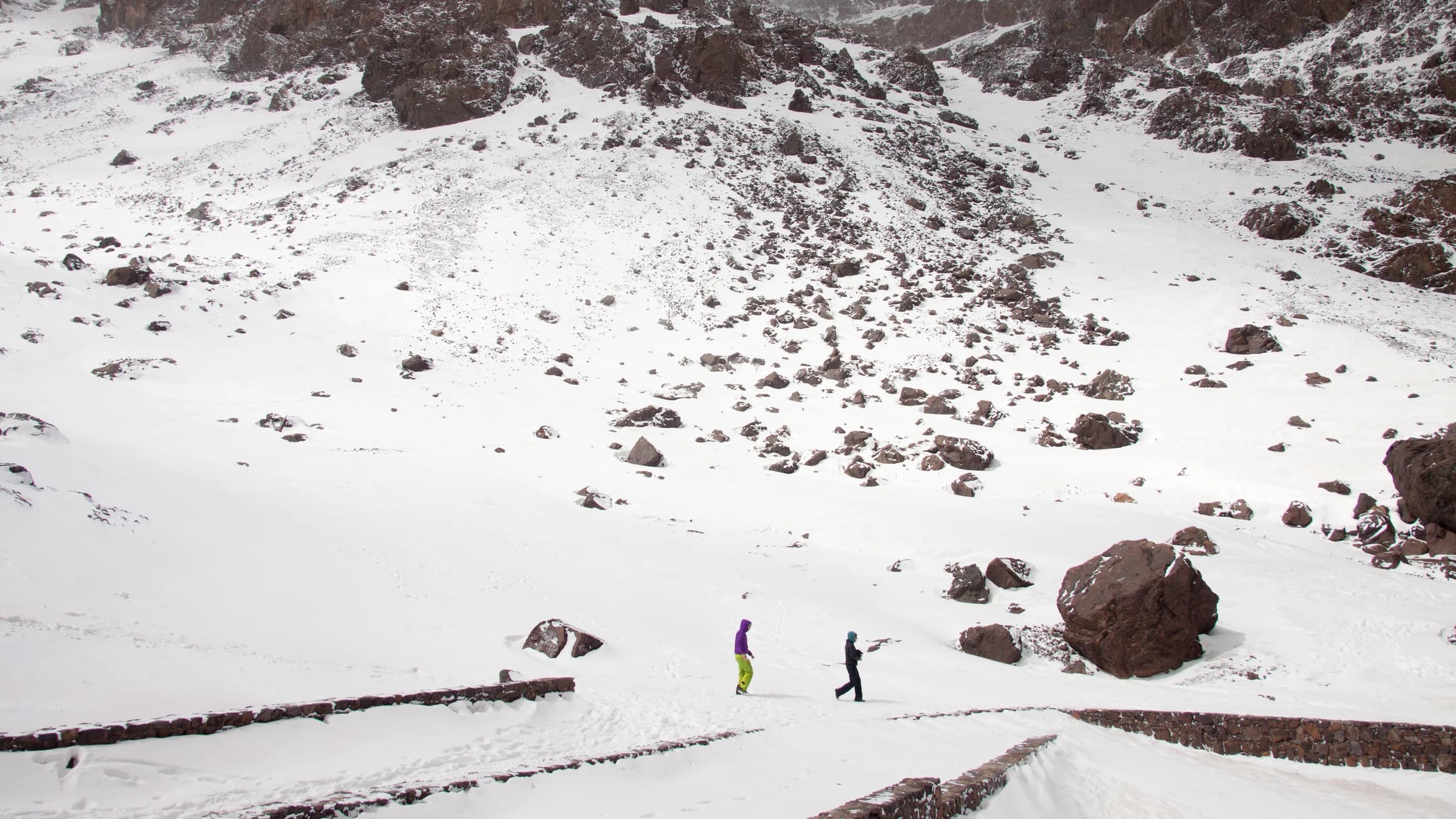Mount Toubkal Trek landscape certificate route preview in Morocco