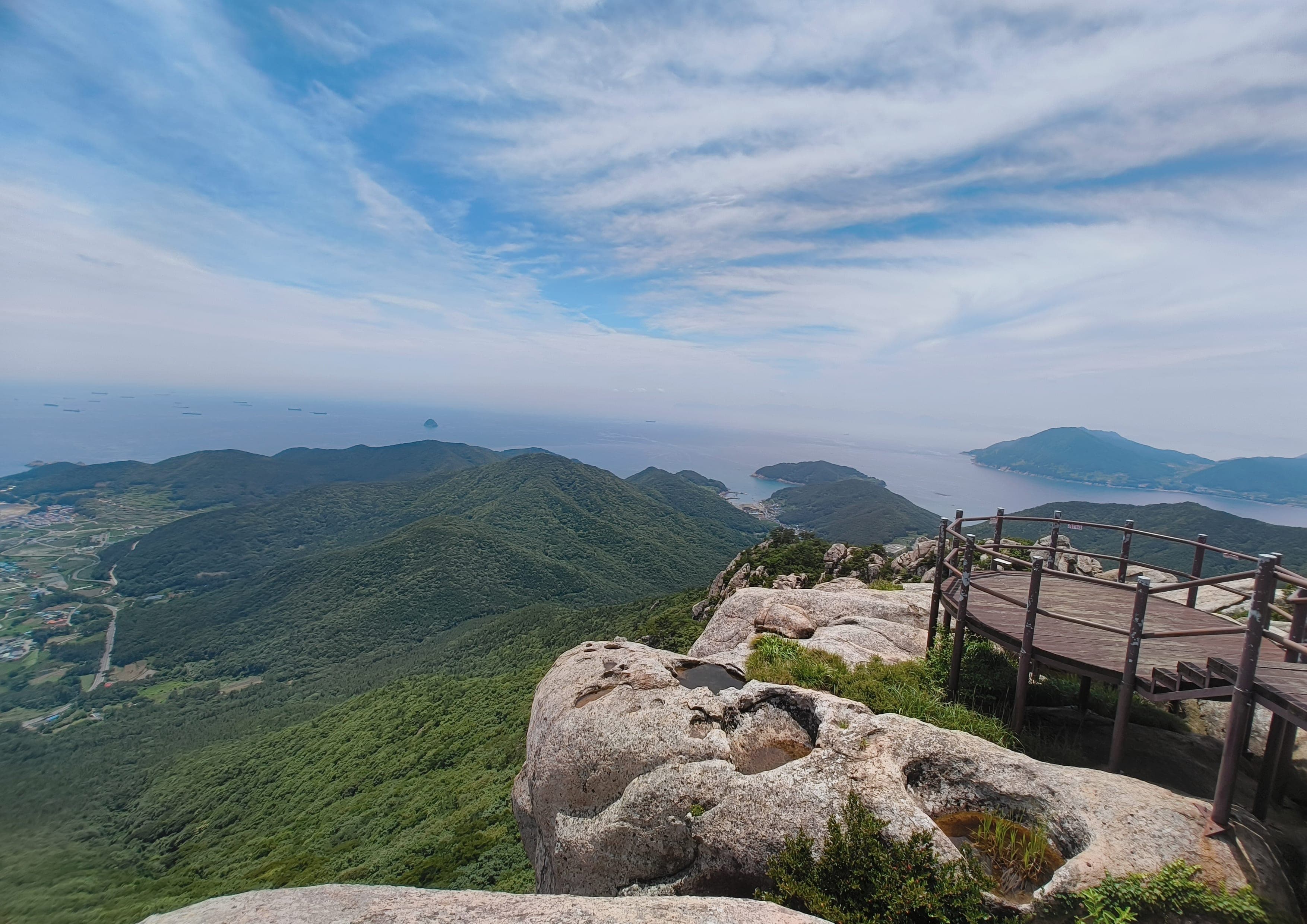 Namparang Trail landscape certificate route preview in South Korea