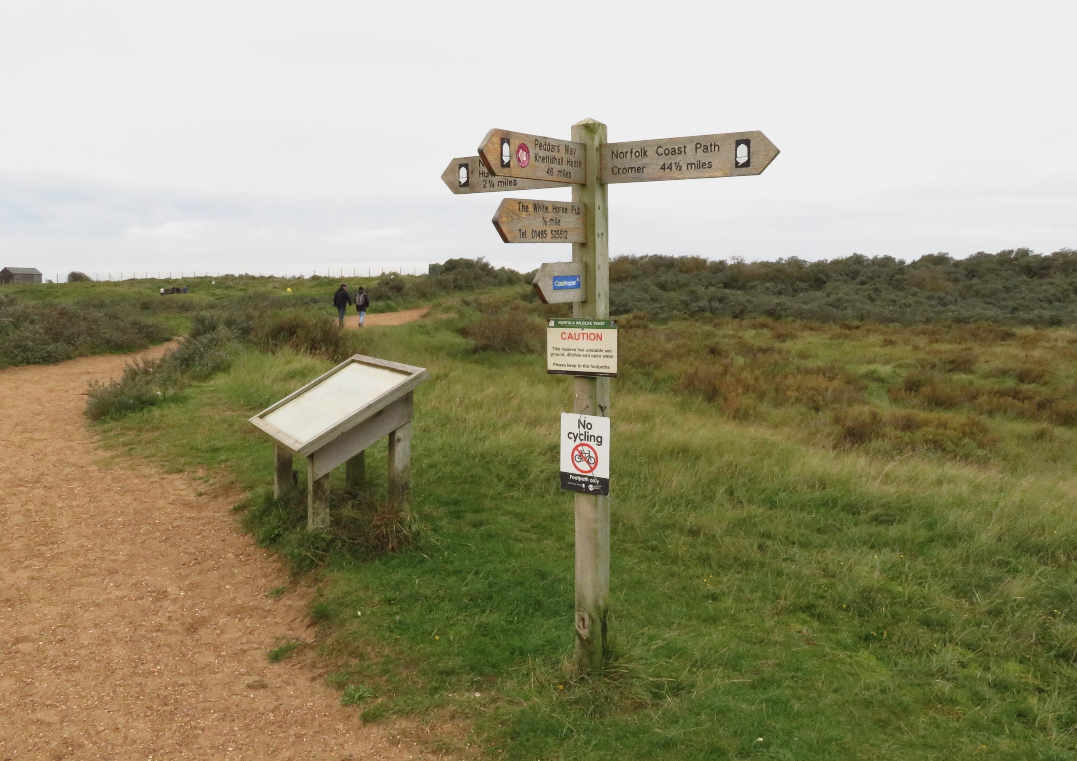 Peddars Way landscape certificate route preview in United Kingdom