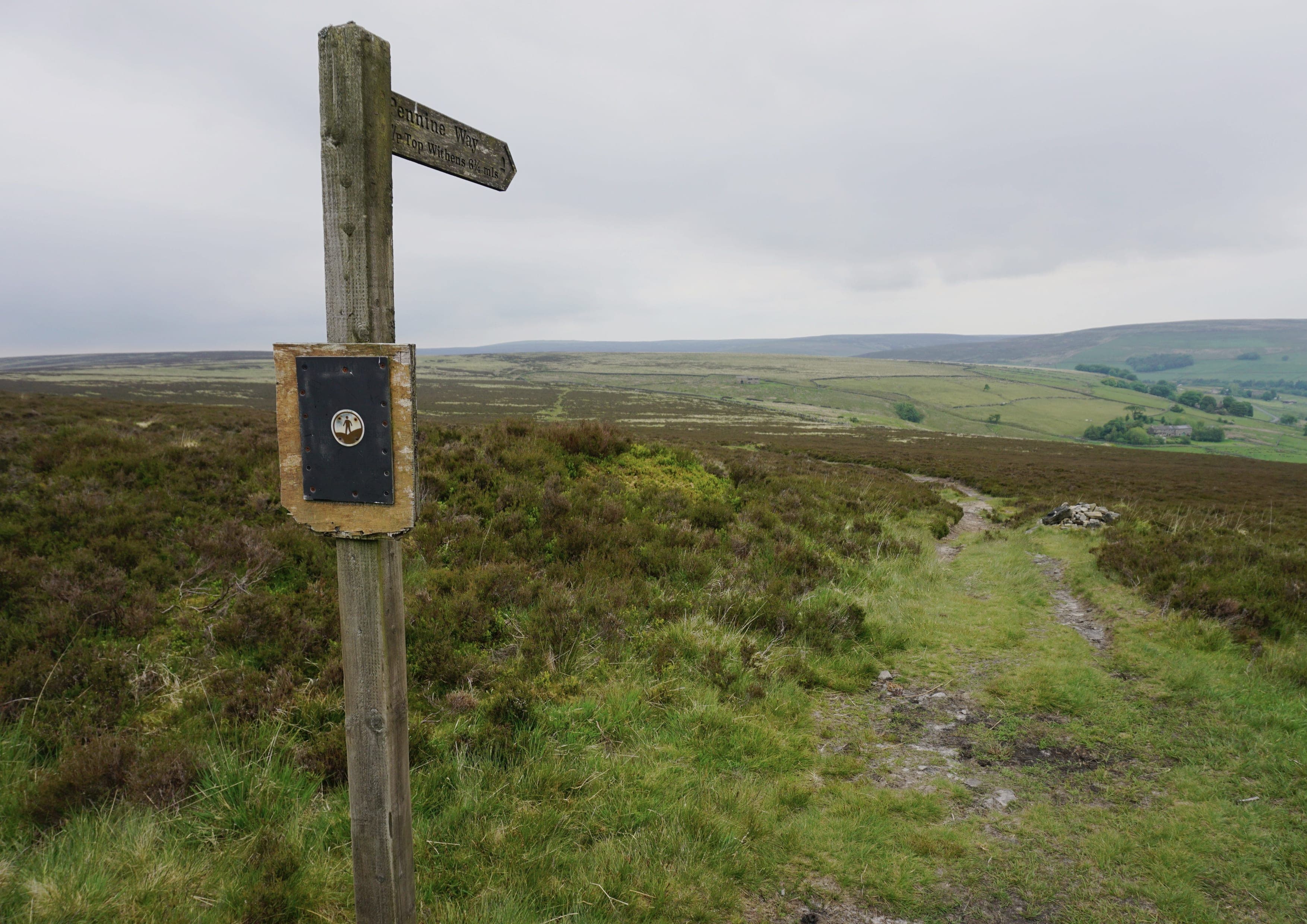 Pennine Way landscape certificate route preview in United Kingdom