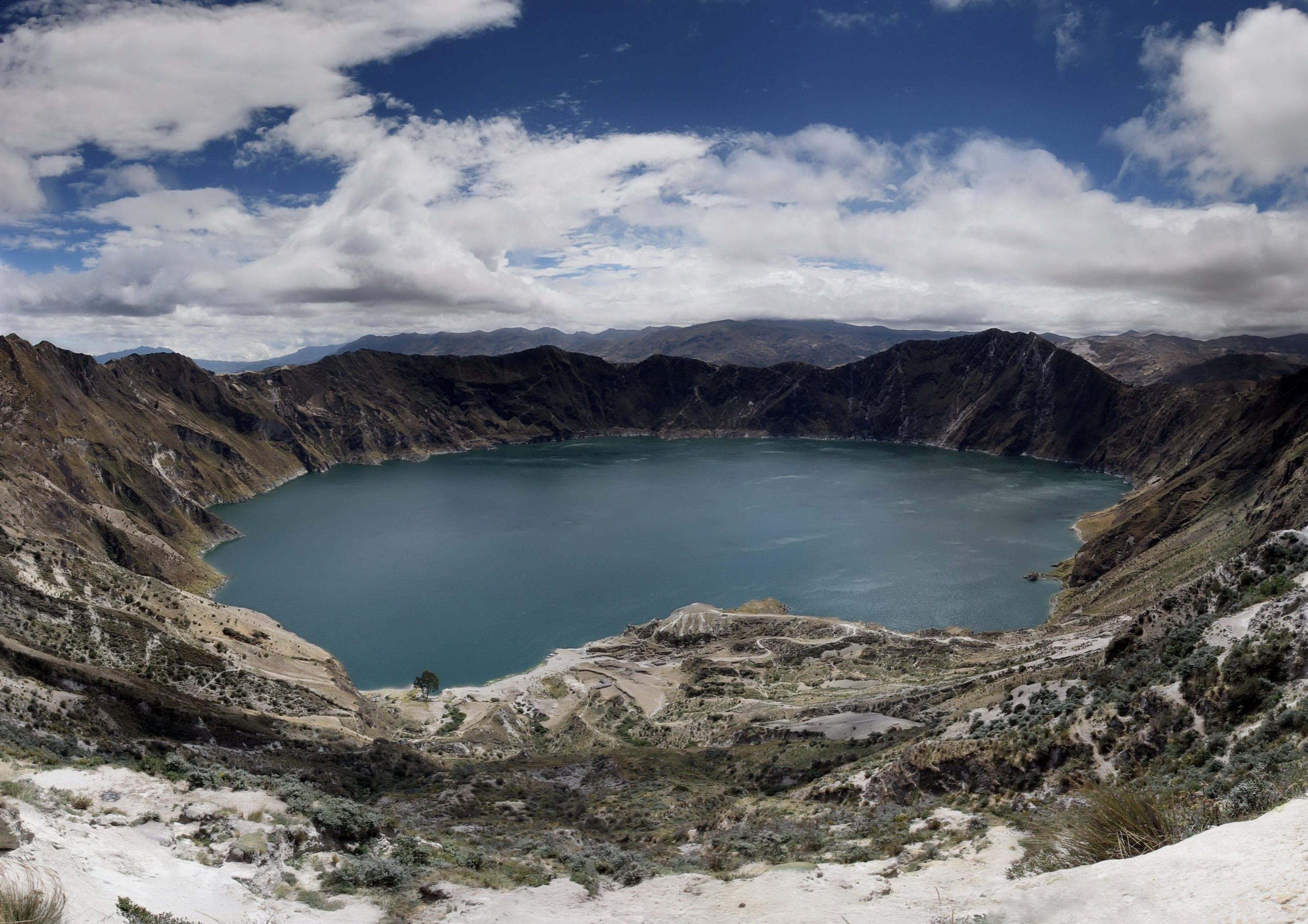 Quilotoa Loop landscape certificate route preview in Ecuador
