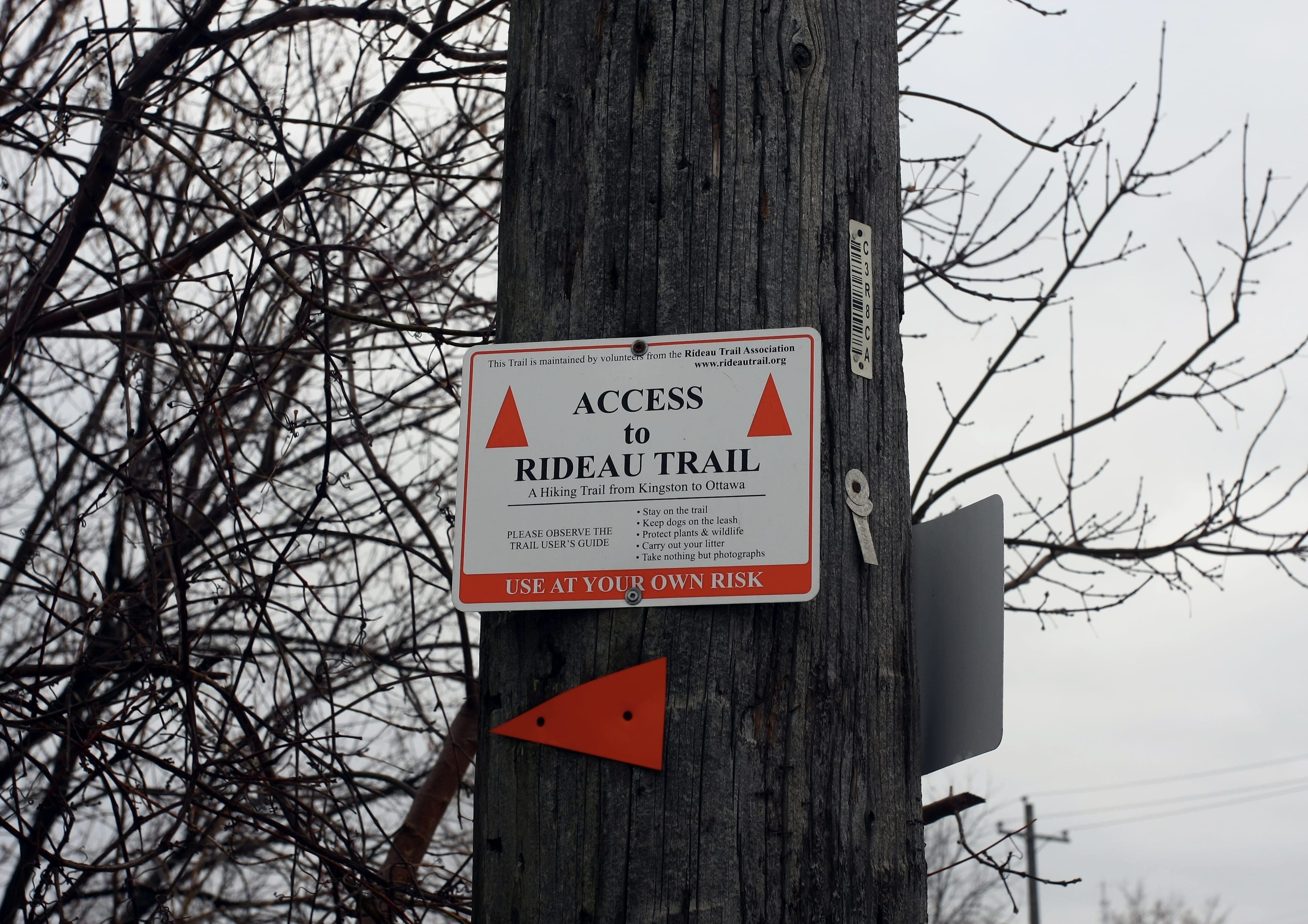 Rideau Trail landscape certificate route preview in Canada