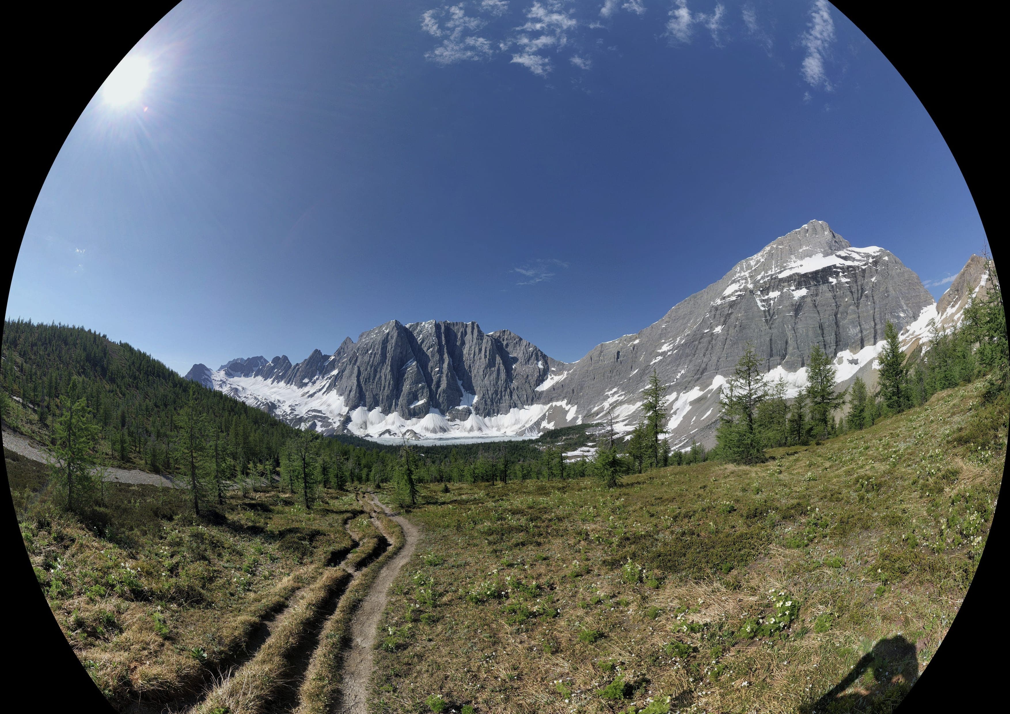 Rockwall Trail landscape certificate route preview in Canada
