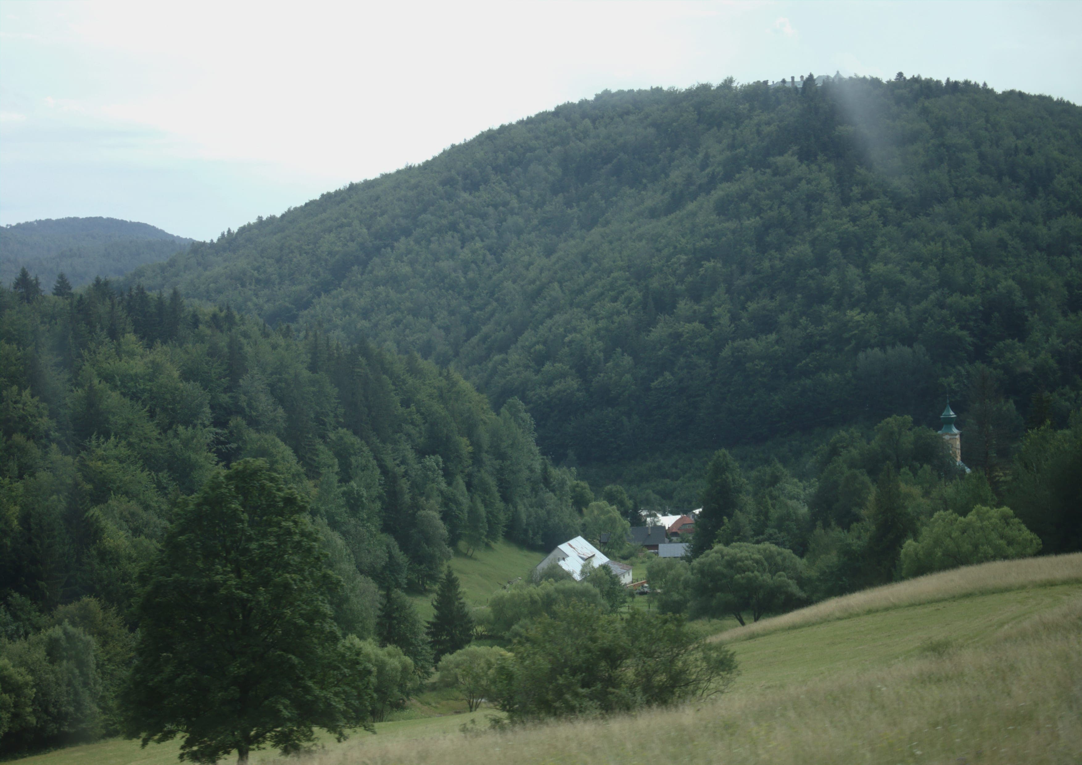 Rudná magistrála landscape certificate route preview in Slovakia
