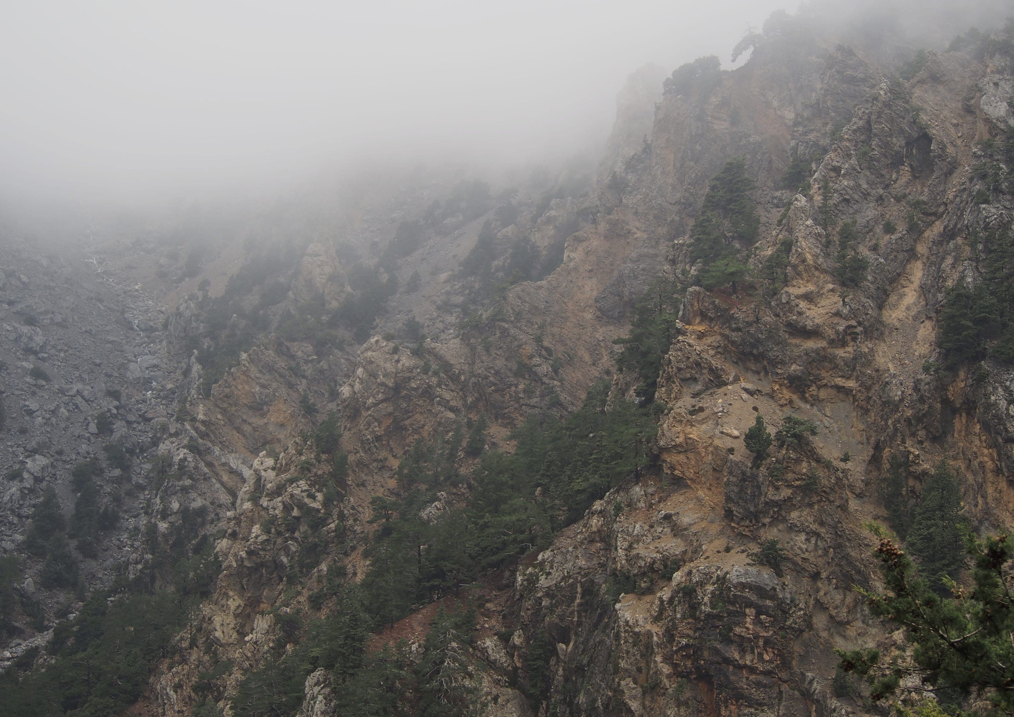 Samaria Gorge landscape certificate route preview in Greece