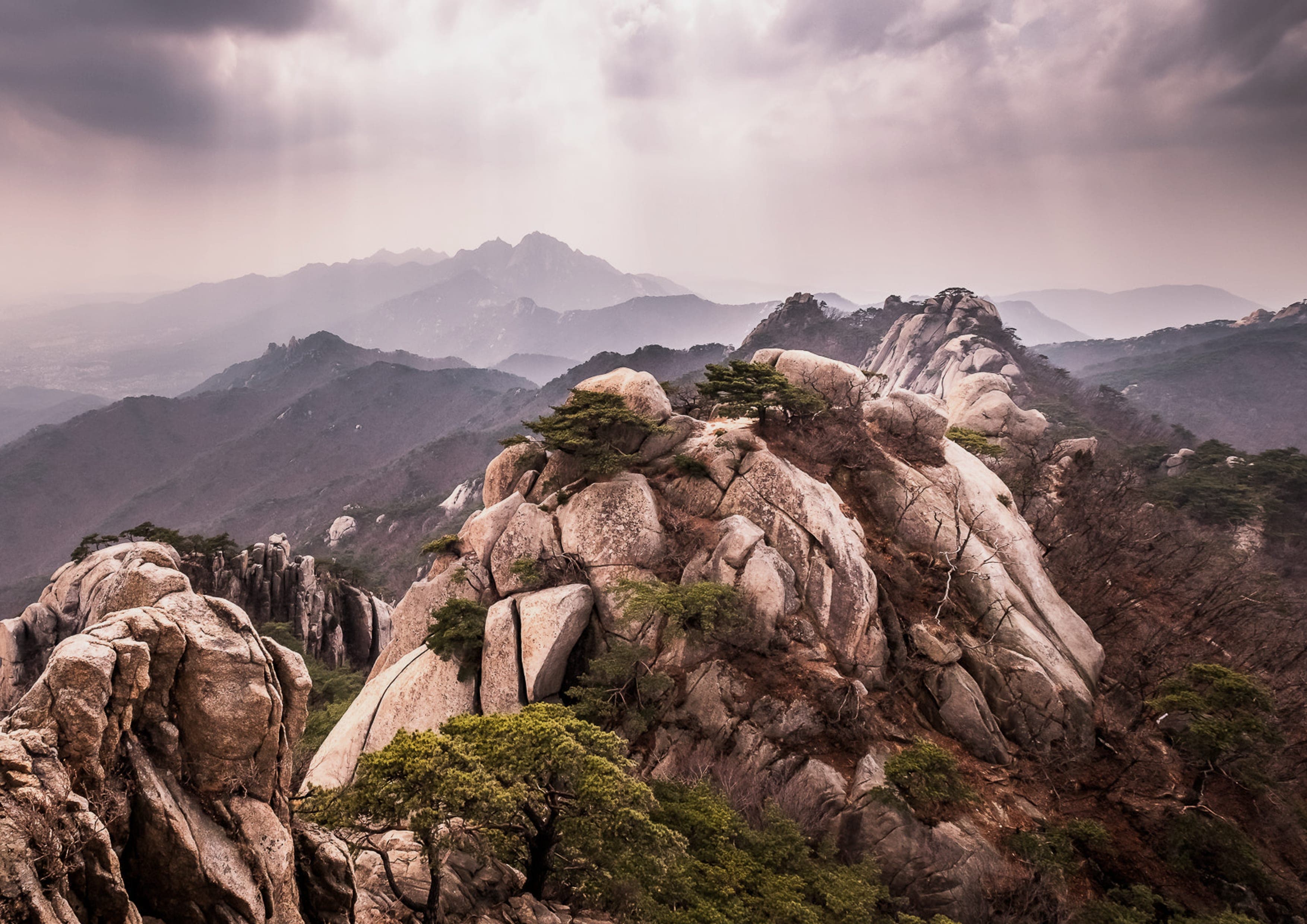 Seoul Trail landscape certificate route preview in South Korea