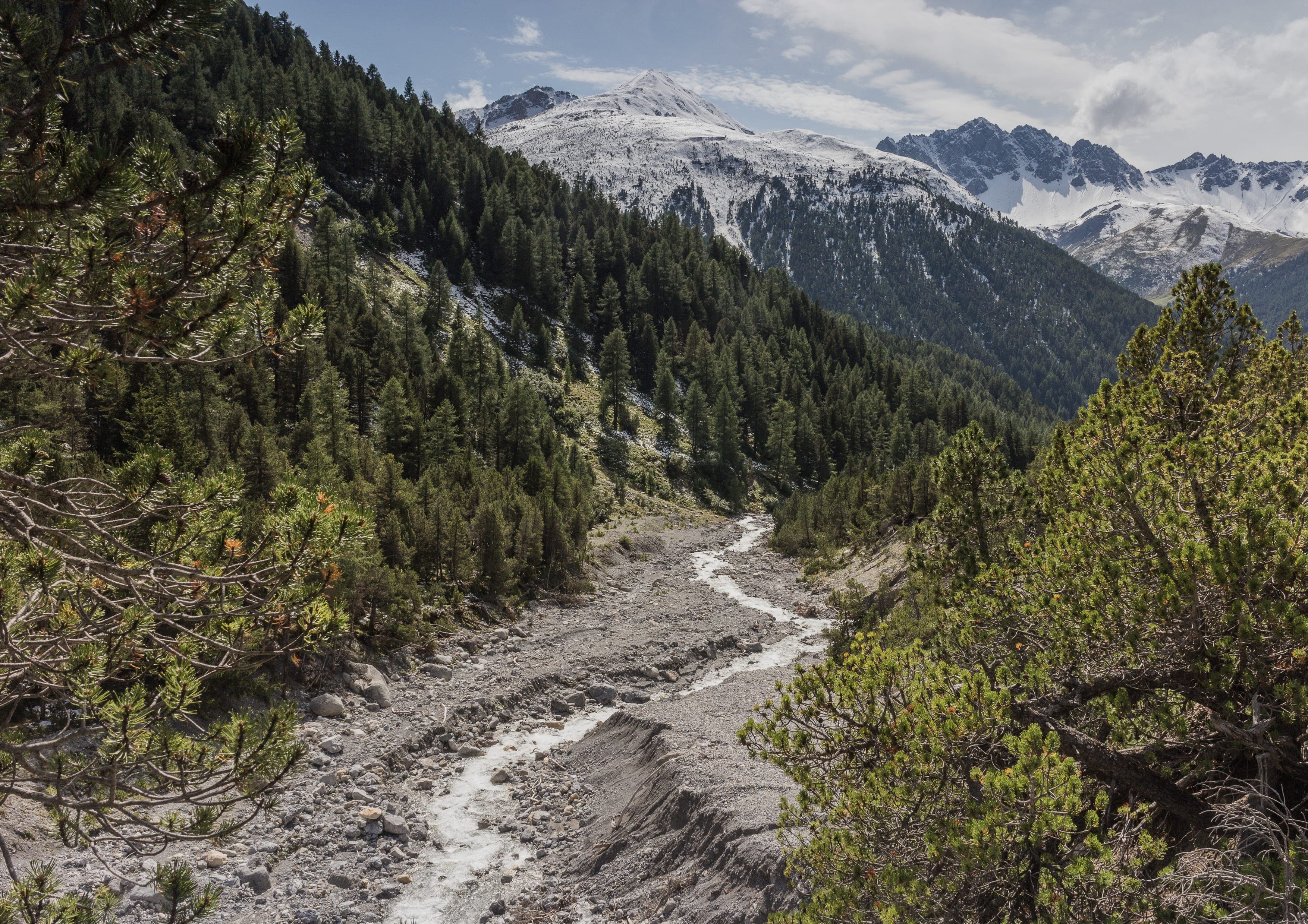 Walserweg Graubünden landscape certificate route preview in Switzerland