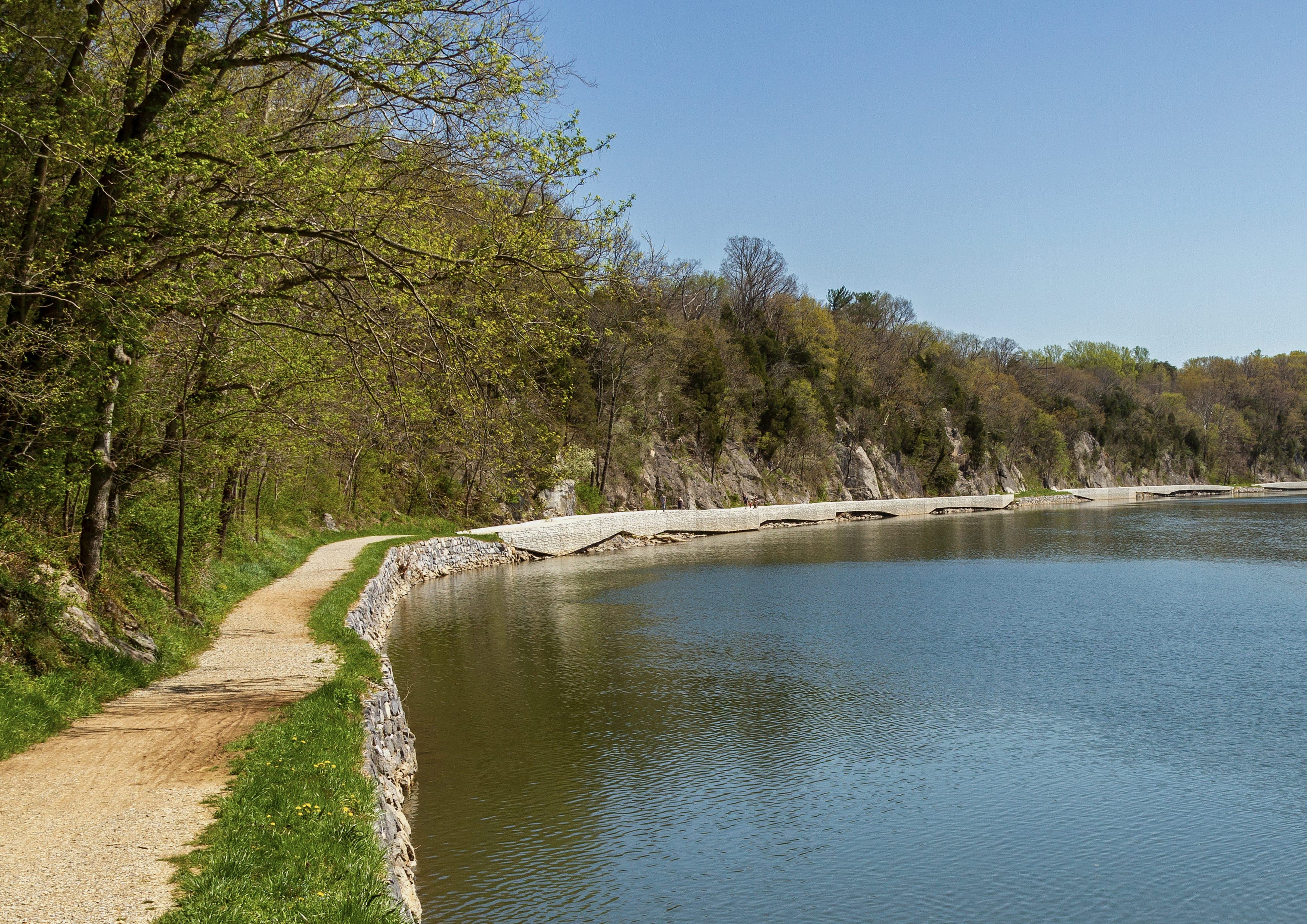 Chesapeake and Ohio Canal Towpath landscape certificate route preview in United States
