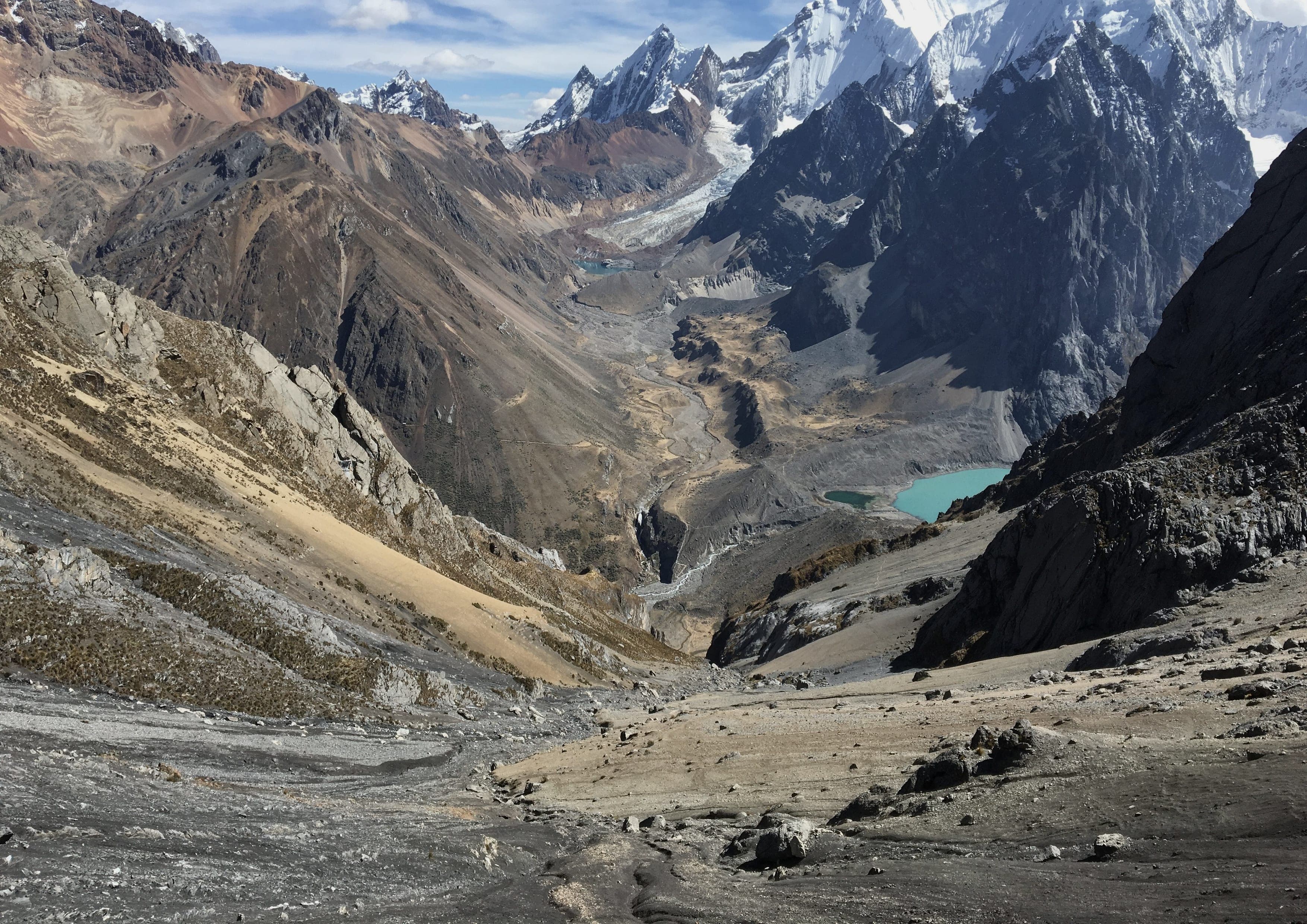 Cordillera Huayhuash Circuit landscape certificate route preview in Peru