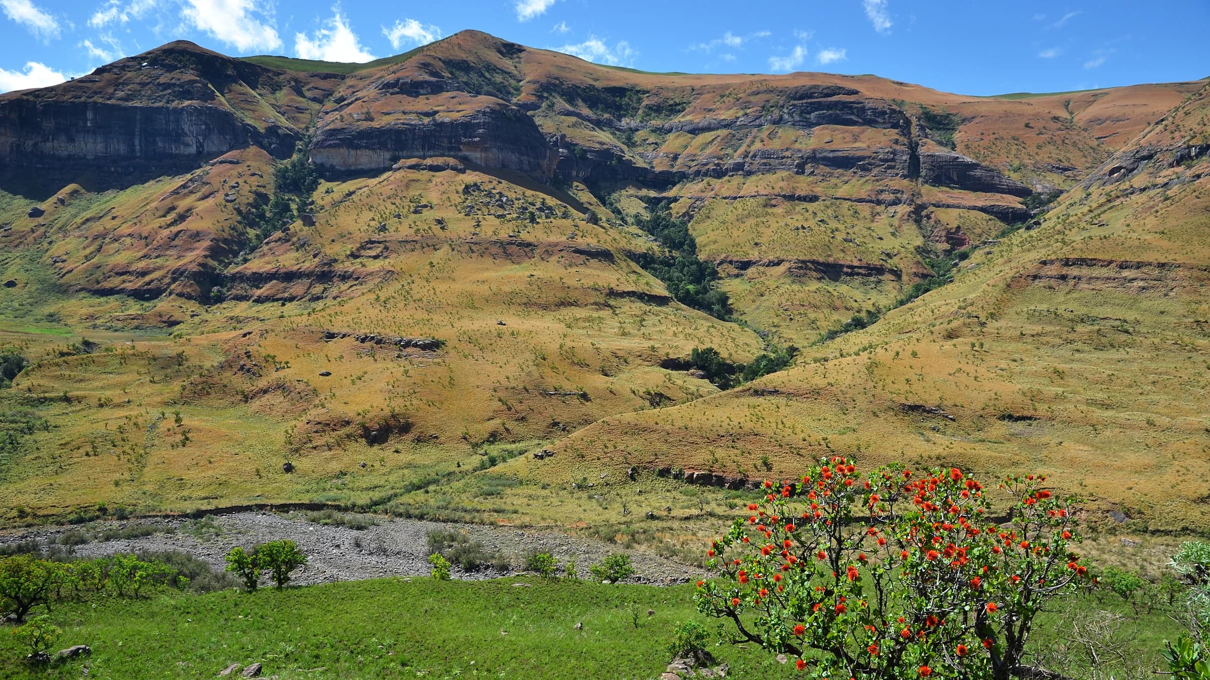 Drakensberg Grand Traverse landscape certificate route preview in South Africa and Lesotho