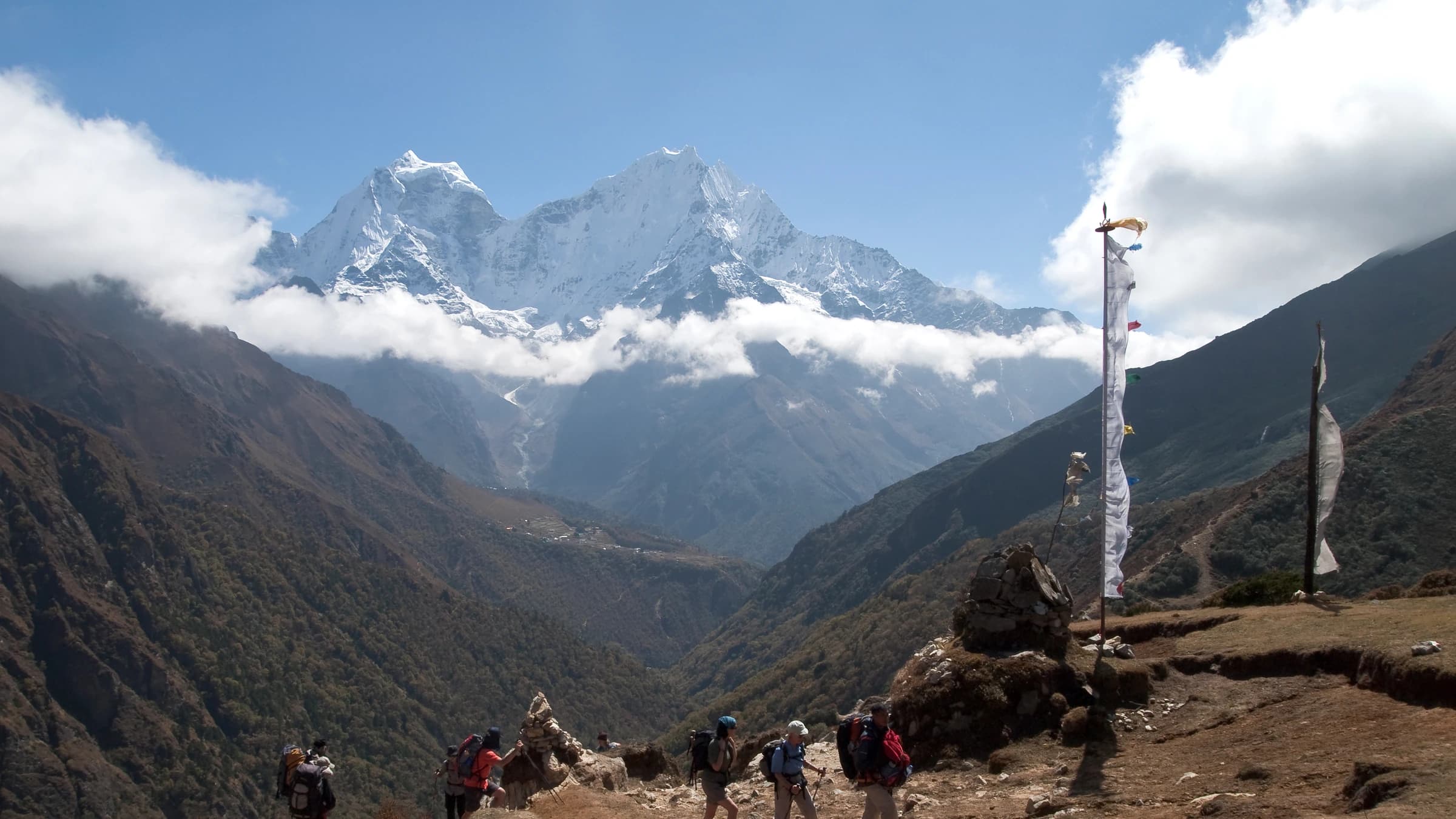 Everest Base Camp Trek landscape certificate route preview in Nepal
