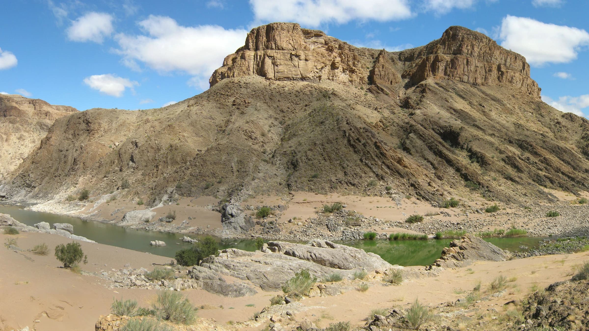 Fish River Canyon Trail landscape certificate route preview in Namibia