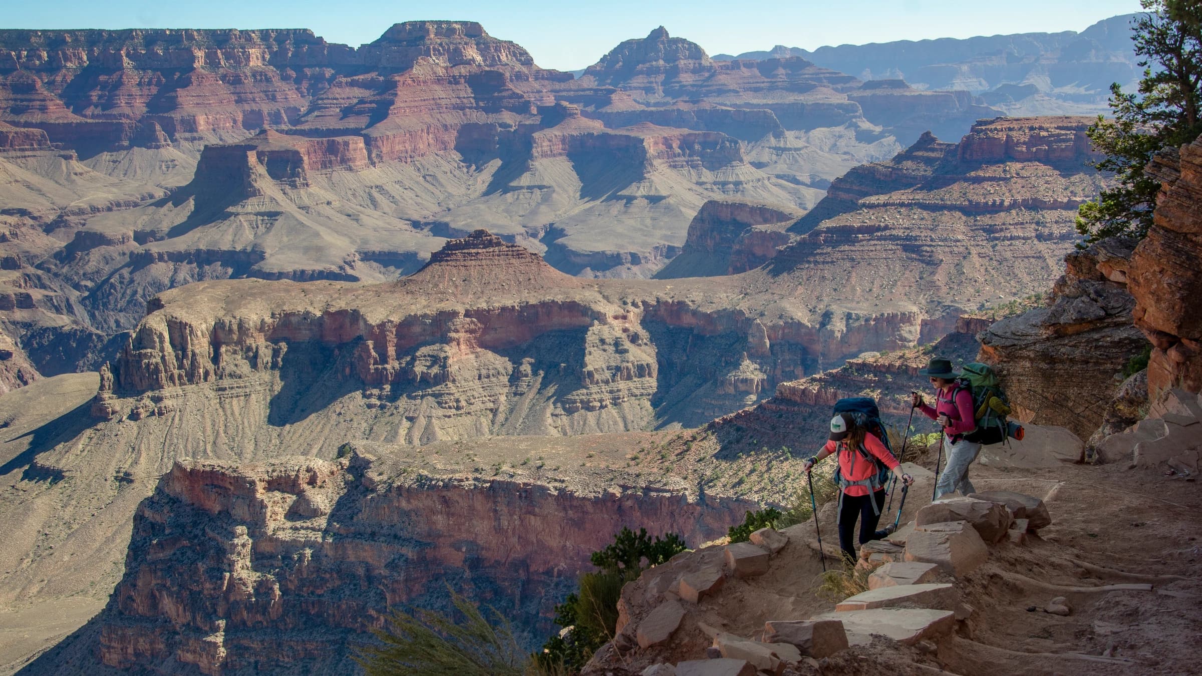 Grand Canyon Rim-to-Rim landscape certificate route preview in United States