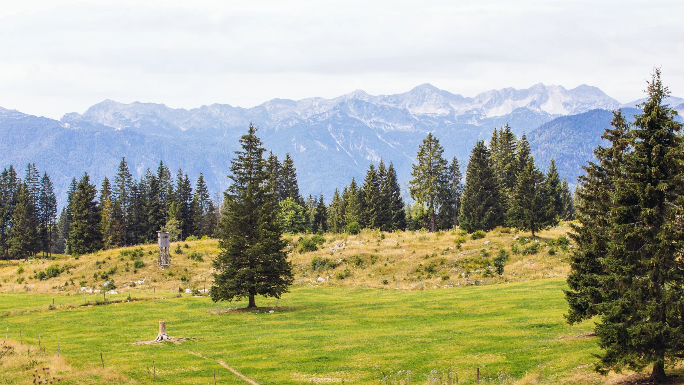 Juliana Trail landscape certificate route preview in Slovenia