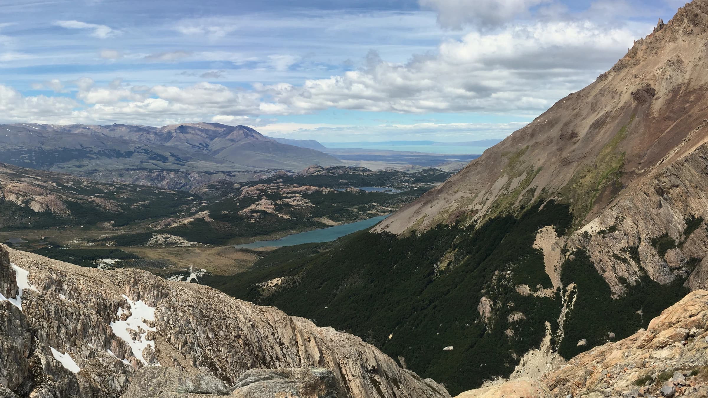 Laguna de los Tres landscape certificate route preview in Argentina
