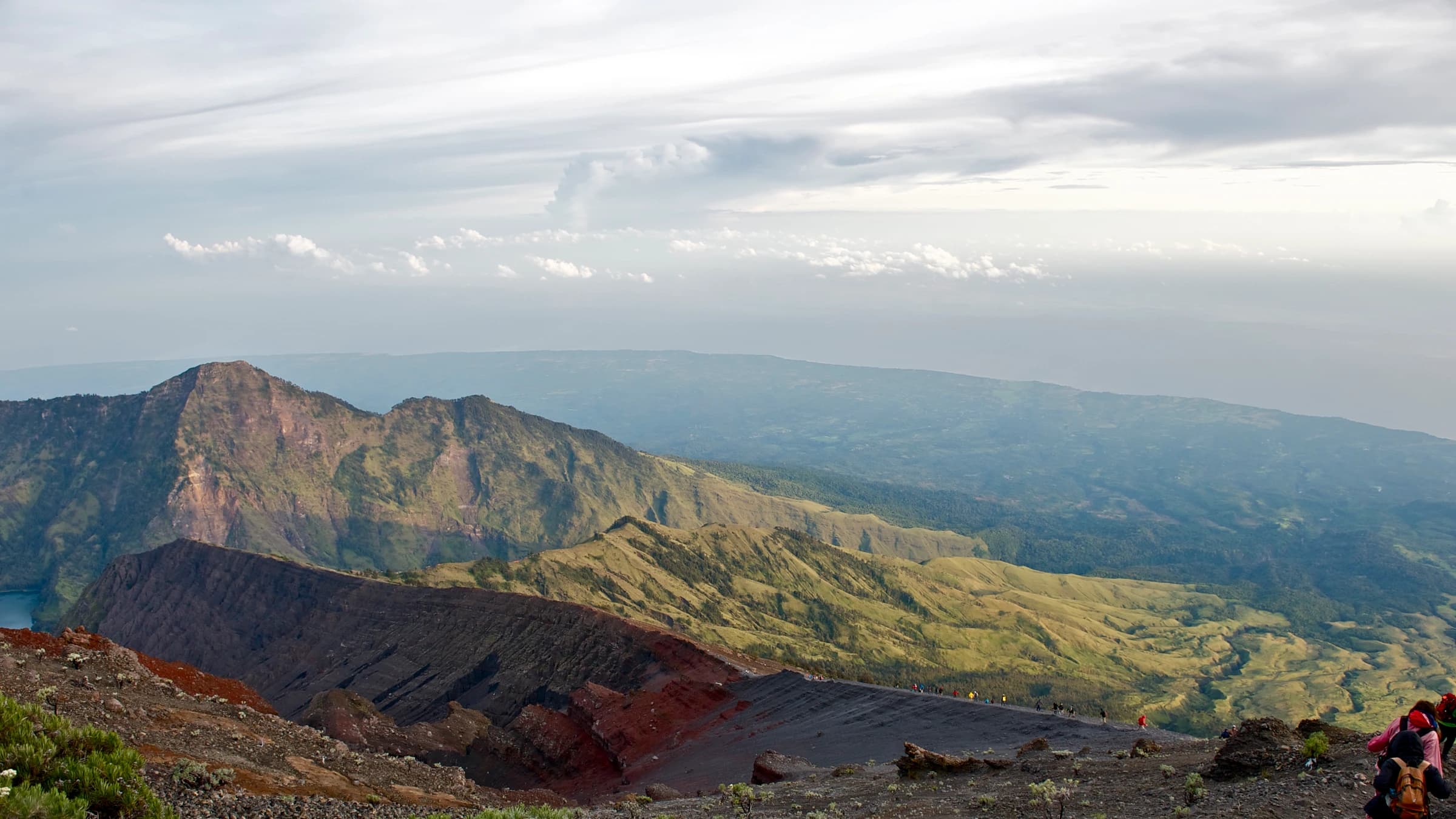Mount Rinjani Trek landscape certificate route preview in Indonesia