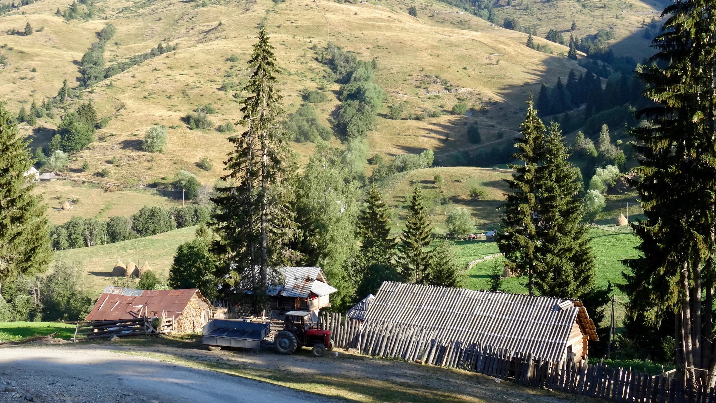 Peaks of the Balkans landscape certificate route preview in Albania and Kosovo and Montenegro