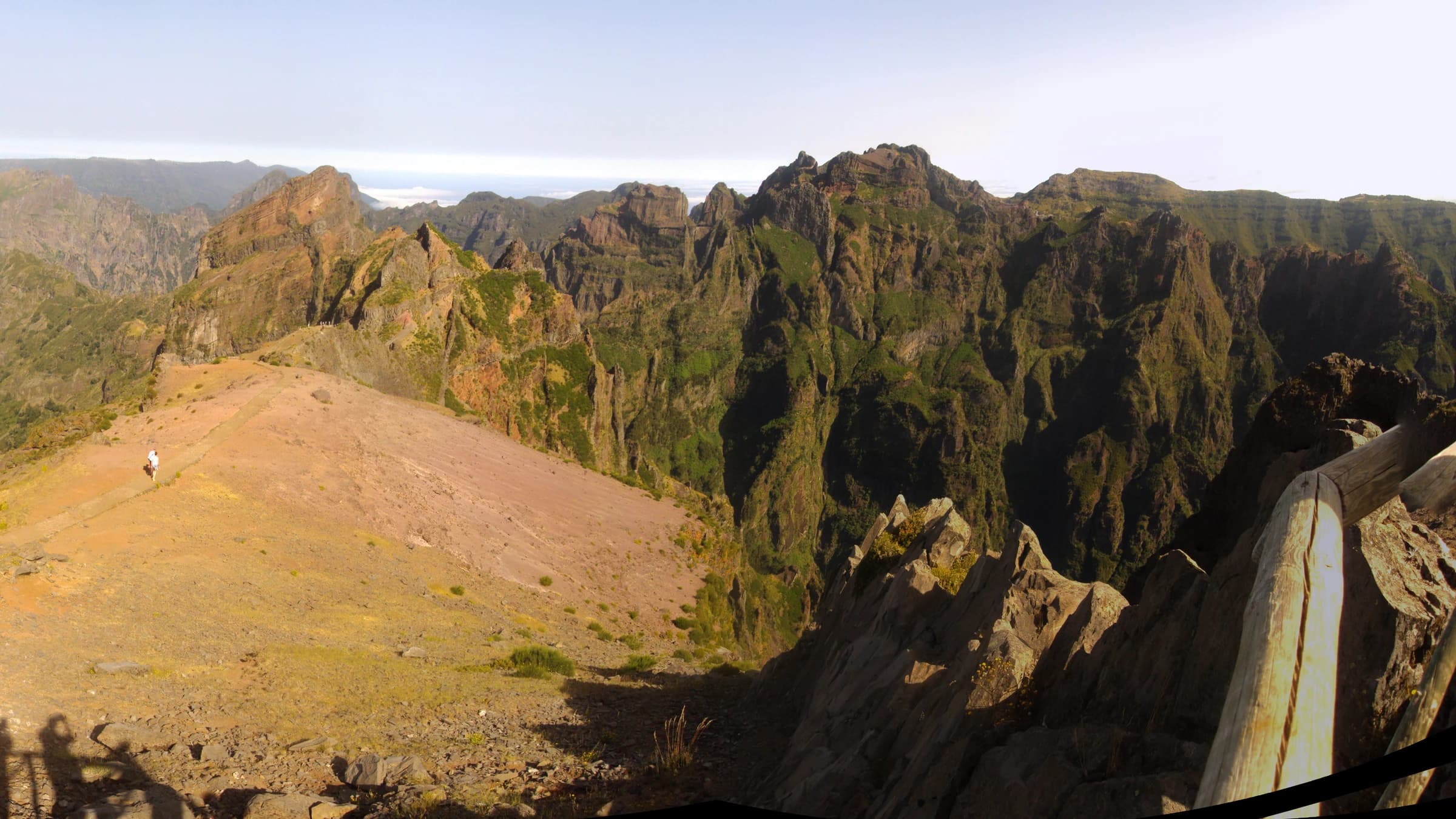 Pico do Arieiro to Pico Ruivo landscape certificate route preview in Portugal
