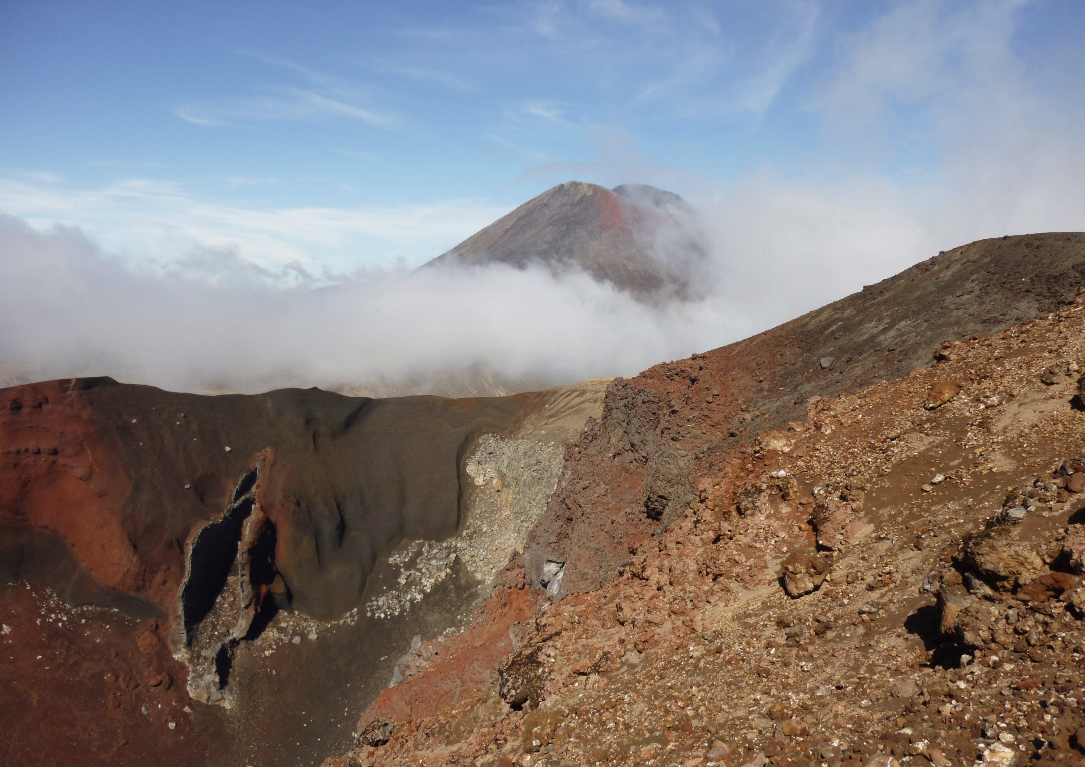 Tongariro Alpine Crossing landscape certificate route preview in New Zealand