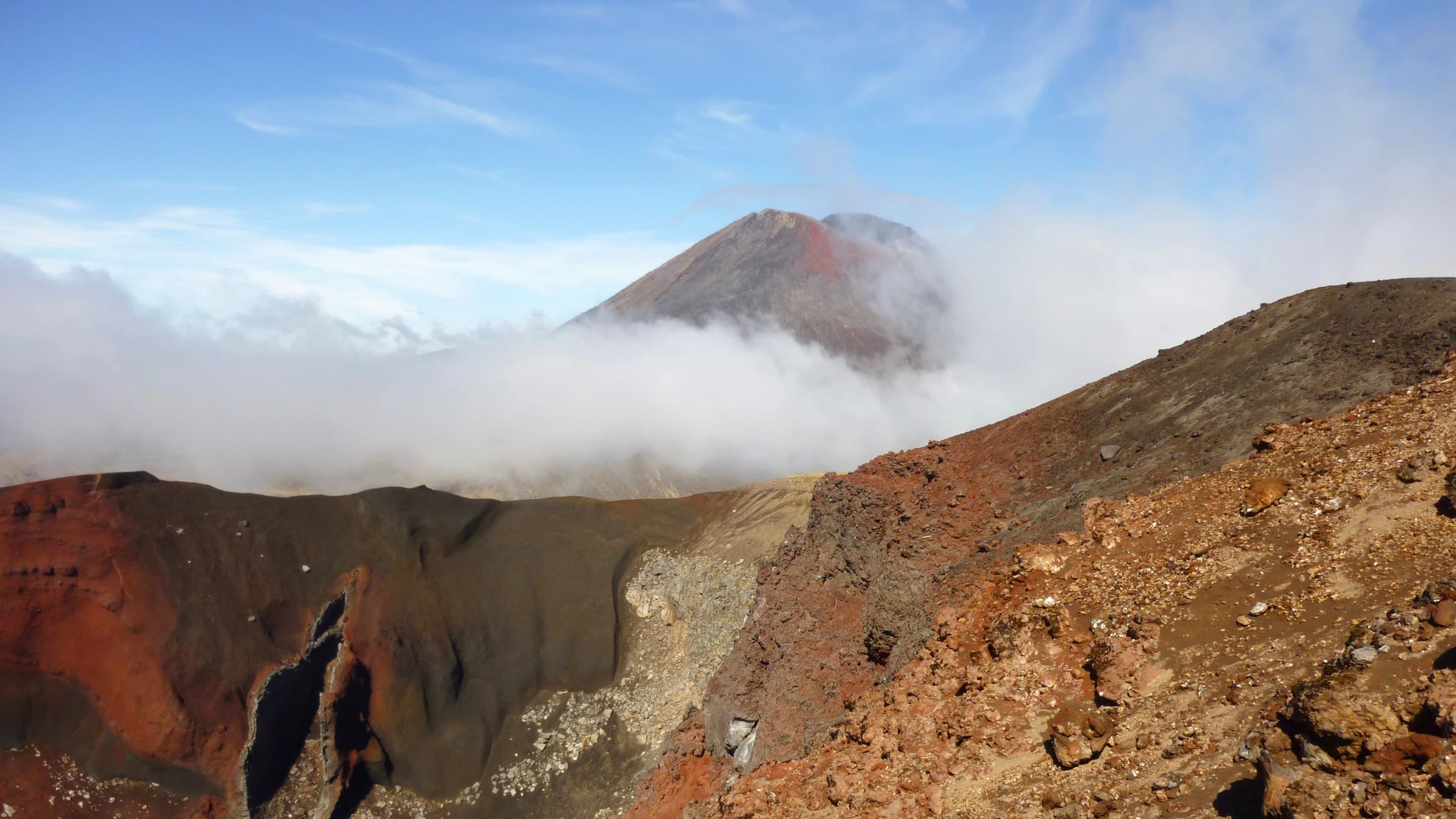 Tongariro Alpine Crossing landscape certificate route preview in New Zealand