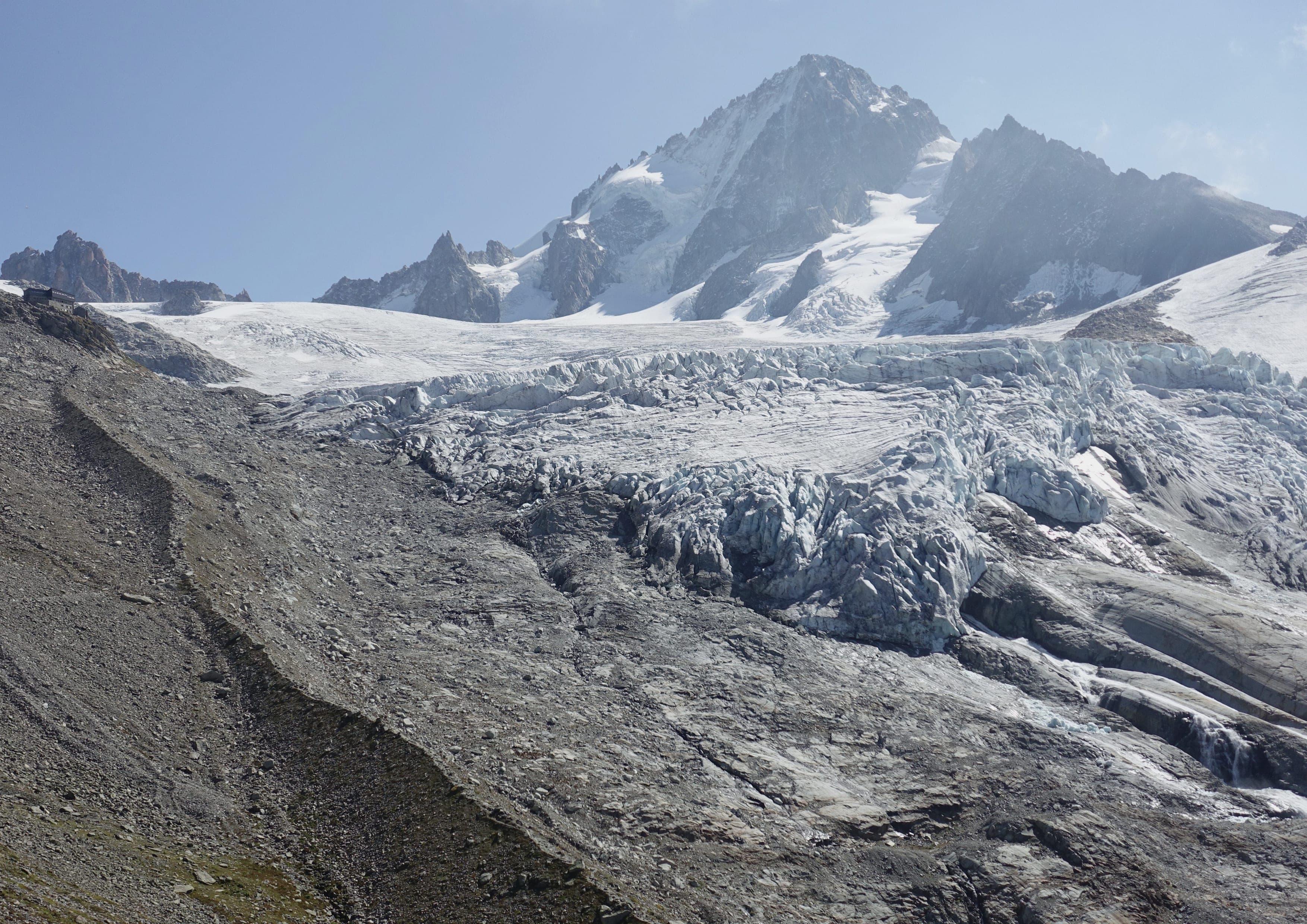 Tour du Mont Blanc landscape certificate route preview in France and Italy and Switzerland