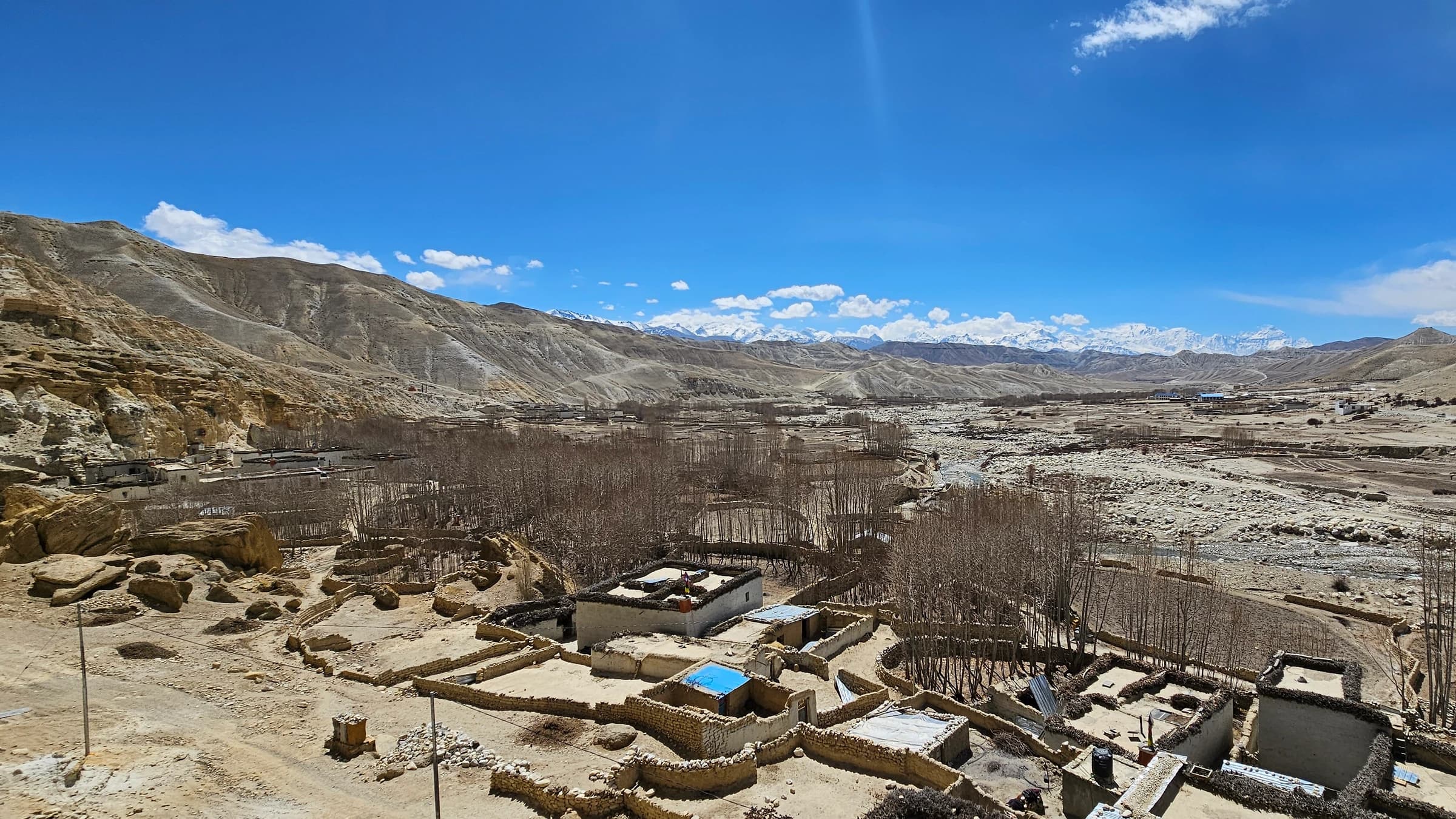 Upper Mustang Trek landscape certificate route preview in Nepal
