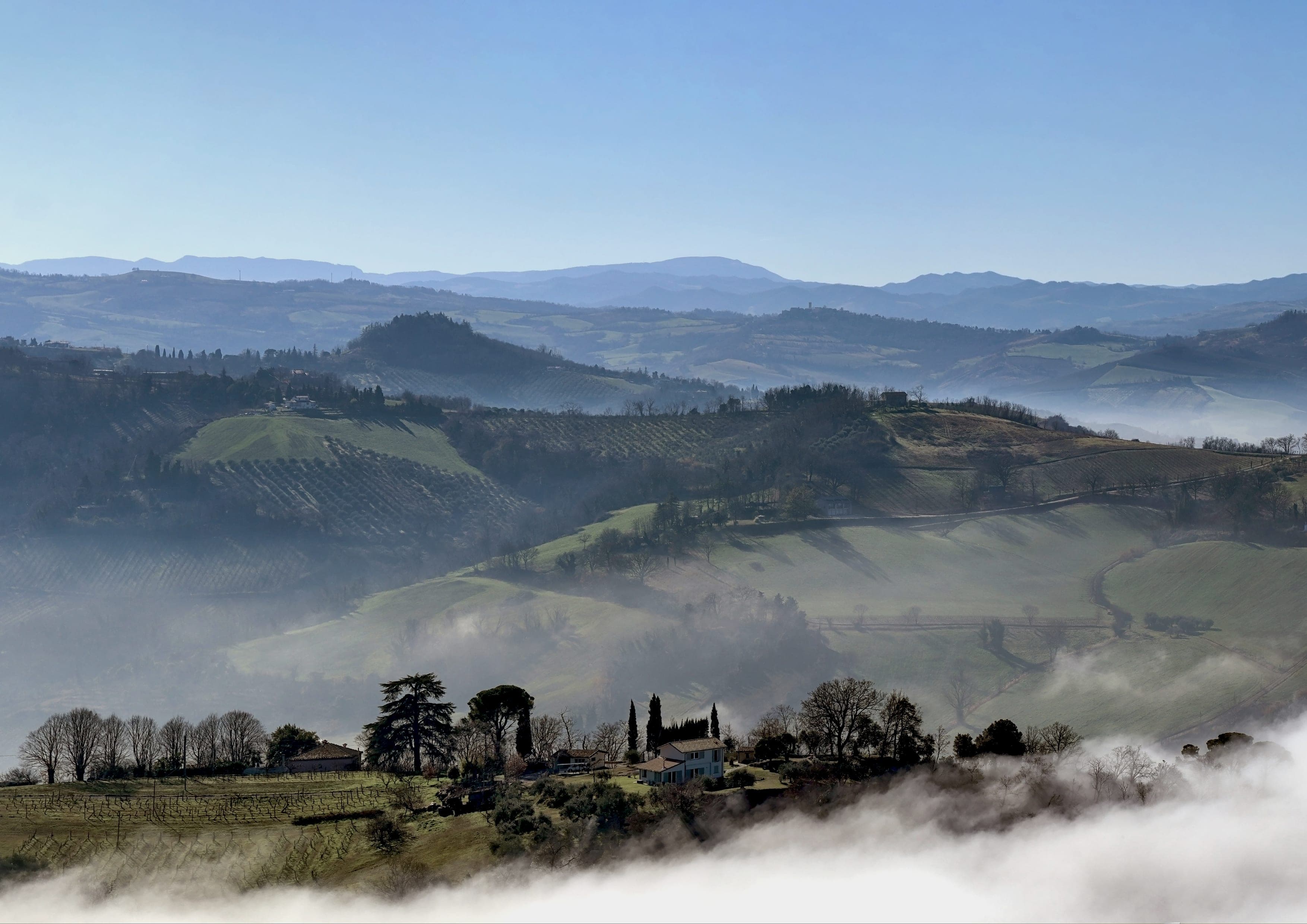 Via Matildica del Volto Santo landscape certificate route preview in Italy
